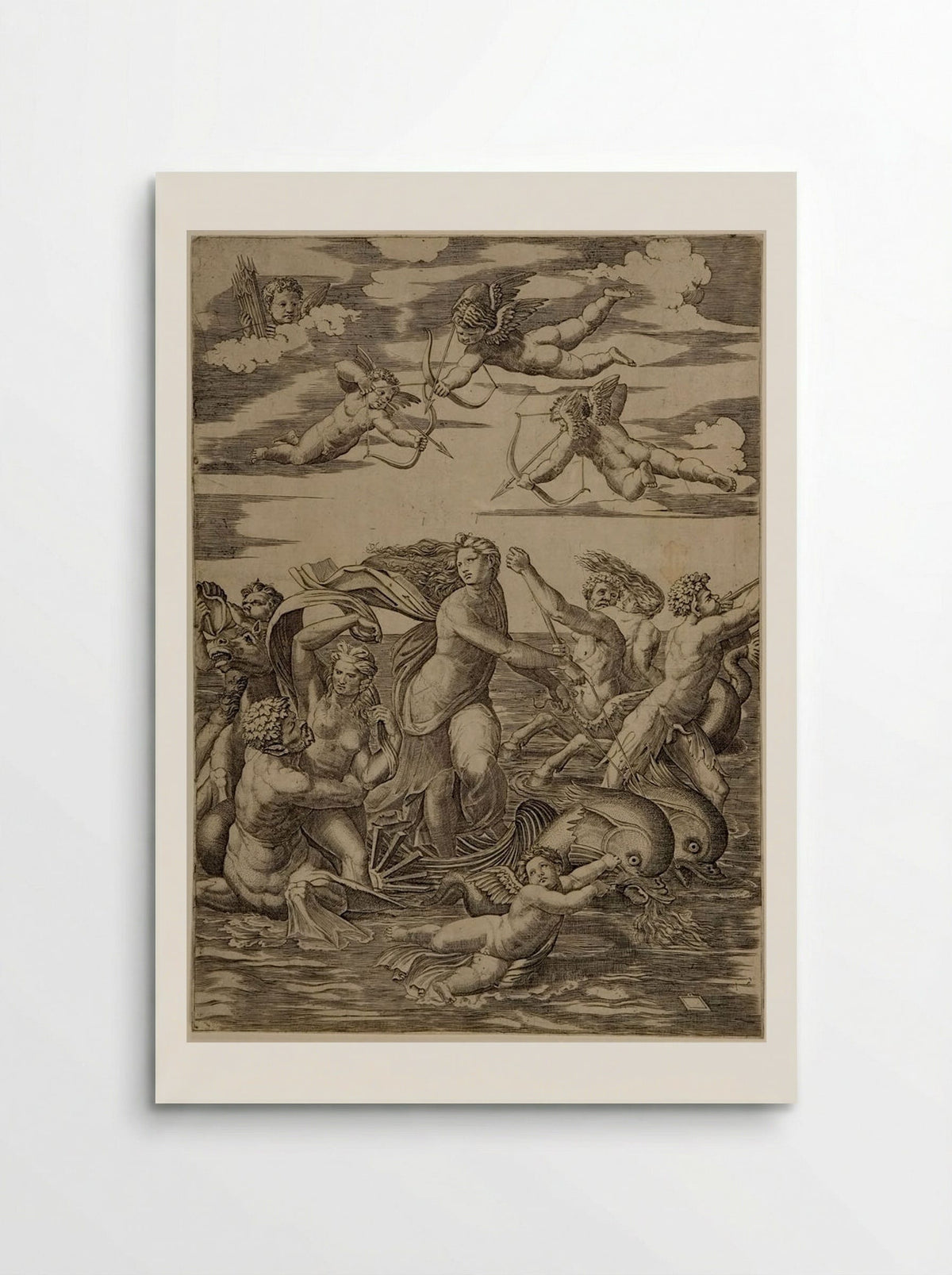 Galatea - Marcantonio Raimondi - Poster