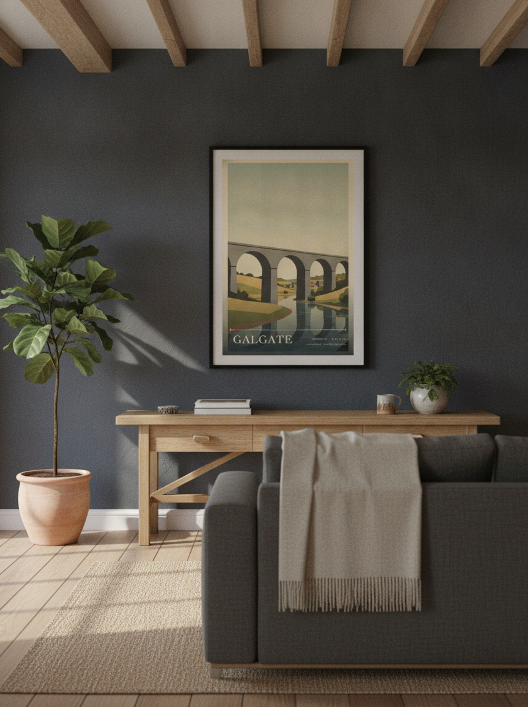 Galgate Lancashire United Kingdom Travel Poster - Lifestyle