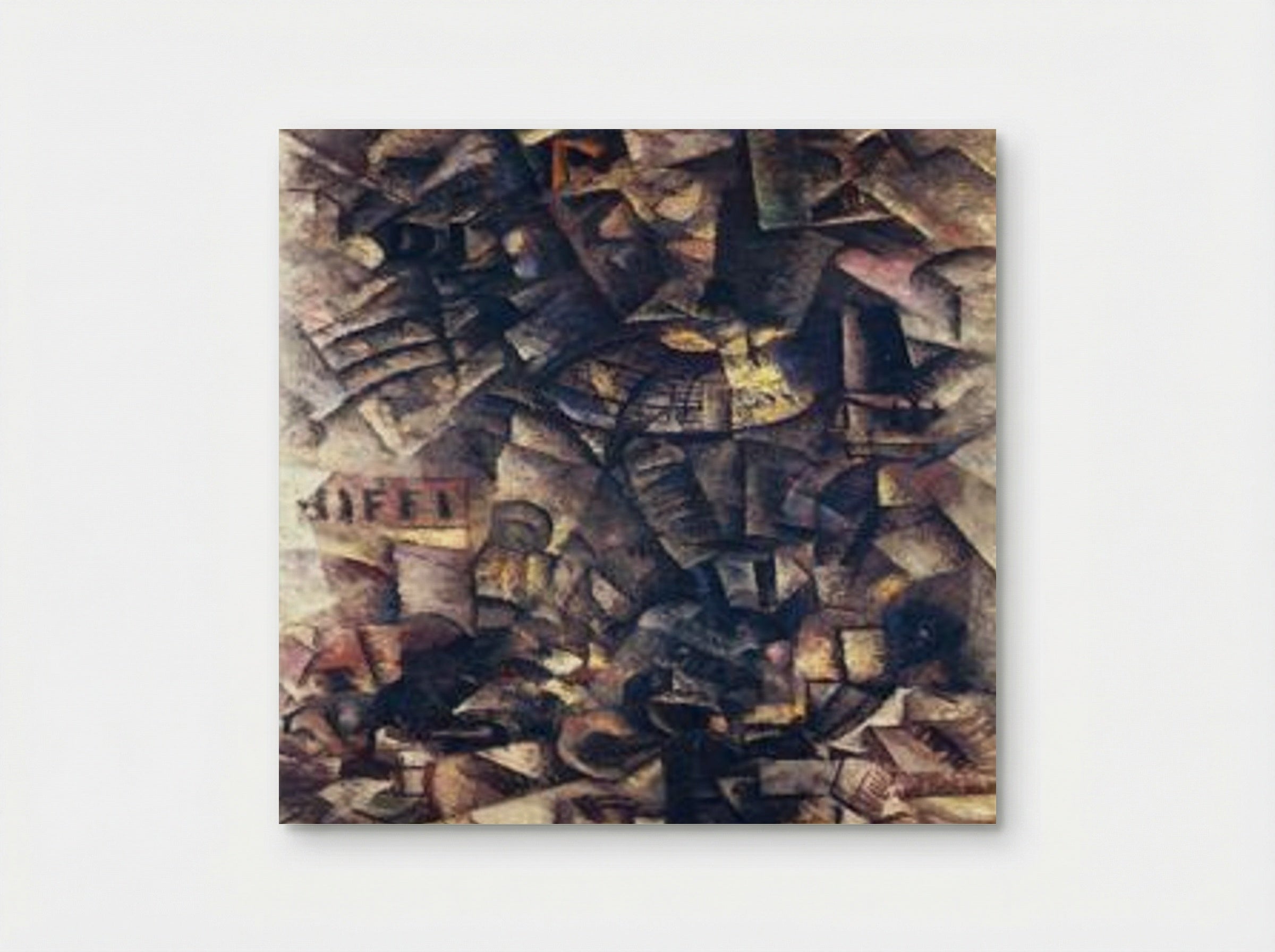 Galleria in Milan - Carlo Carrà - Poster