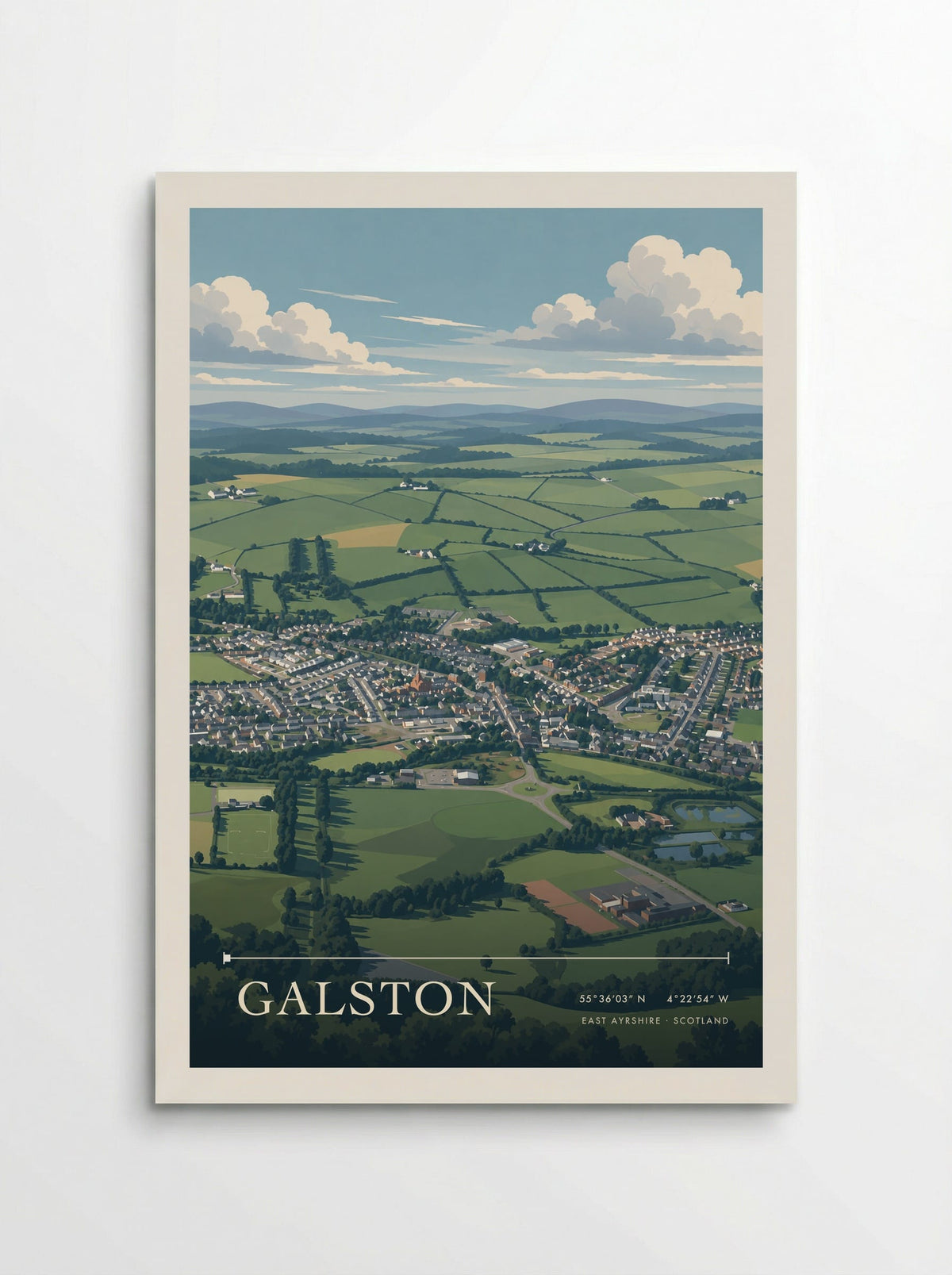 Galston, East Ayrshire | Travel Poster - Poster