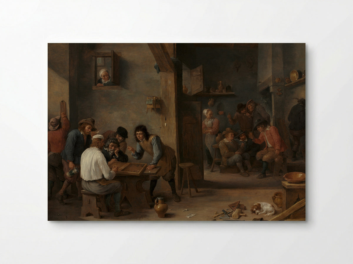 Game of Backgammon - David Teniers the Younger - Poster