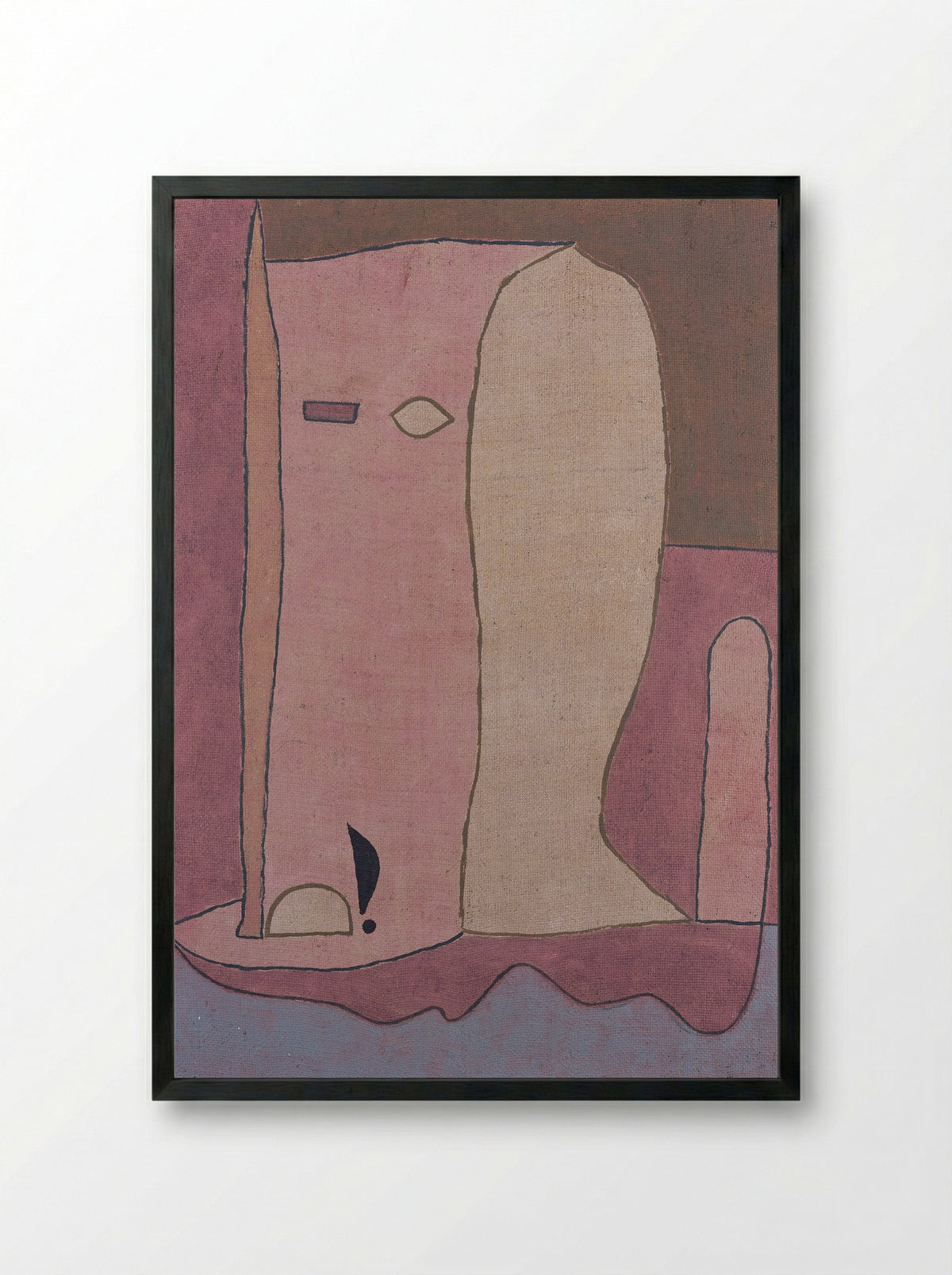 Garden Figure - Paul Klee - Framed Print Black