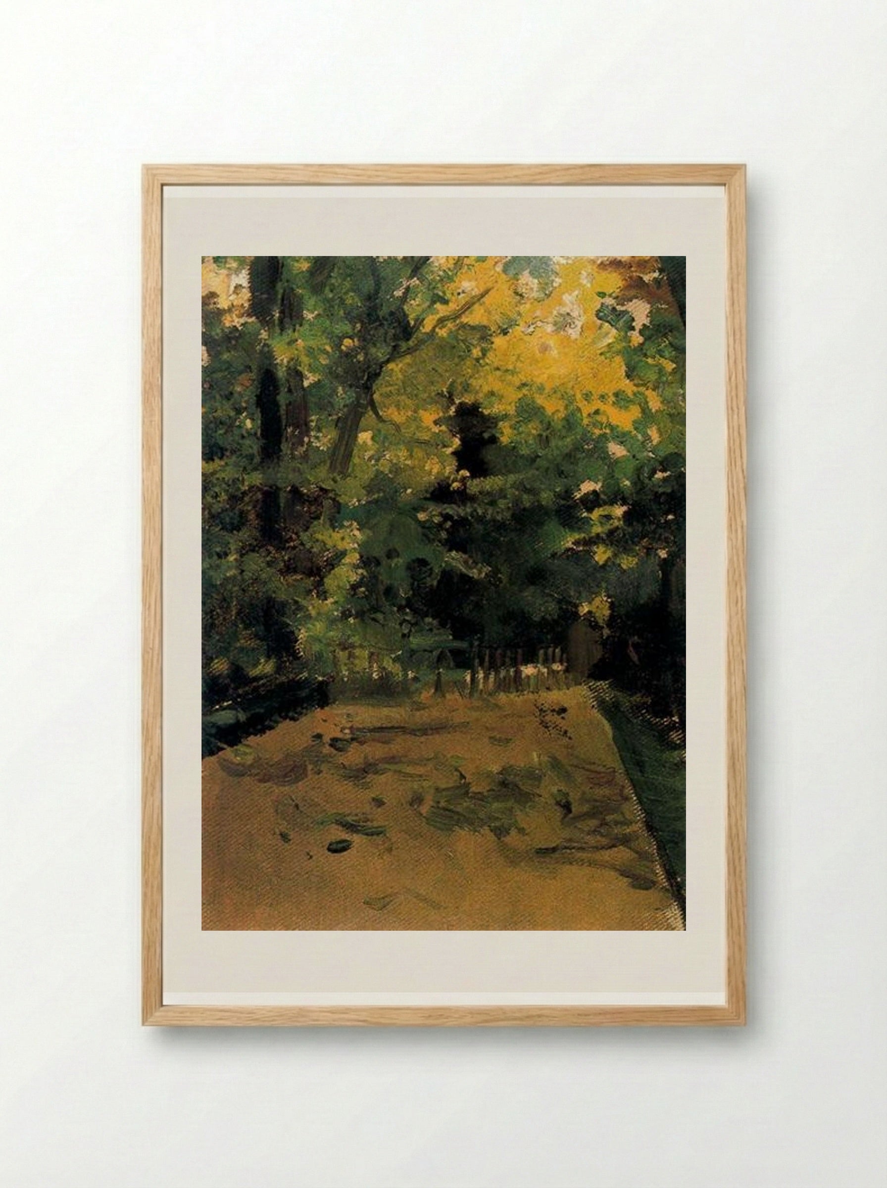 Garden of Italy - Joaquín Sorolla - Framed Print Wood