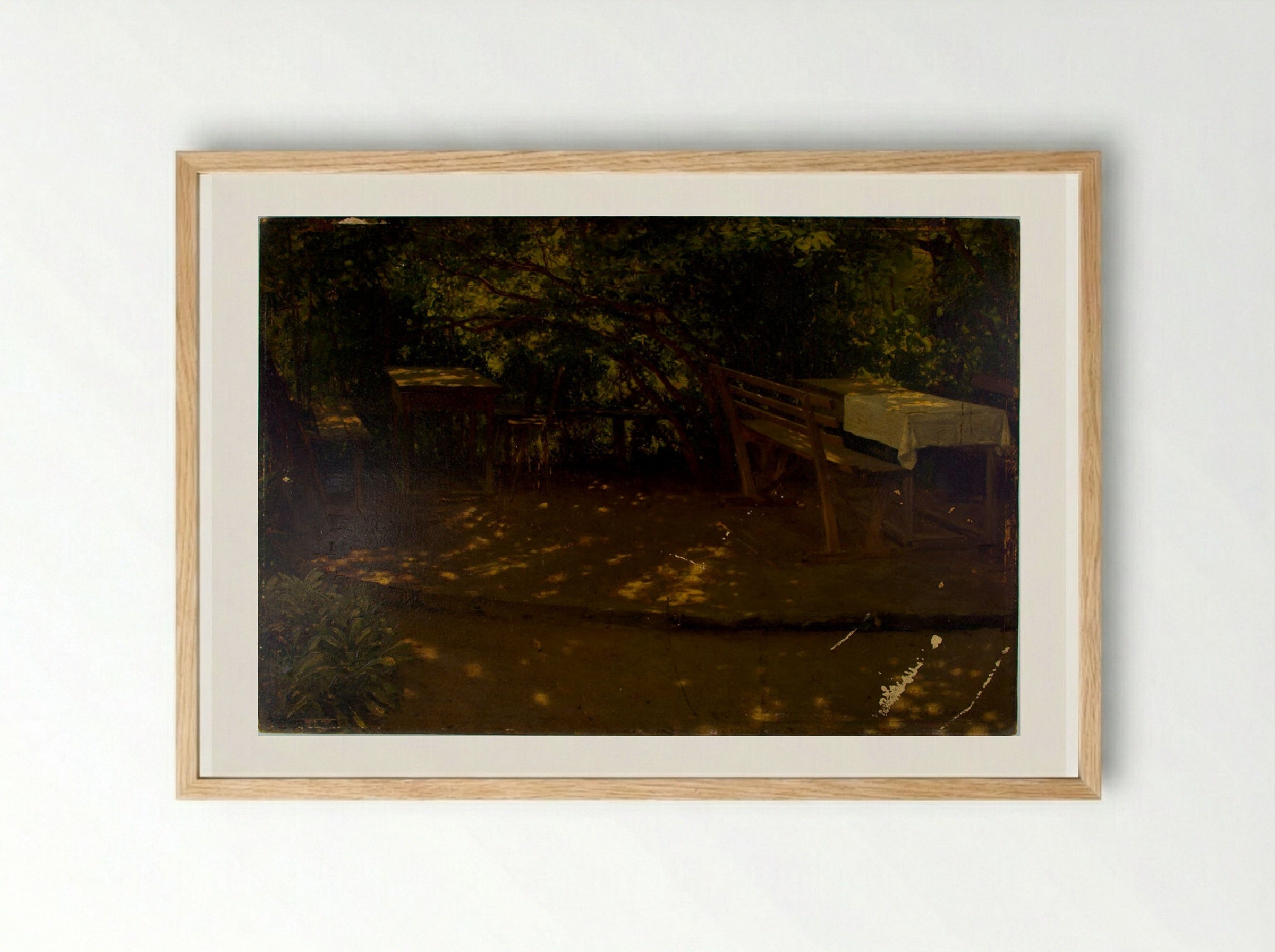 Garden - William Valentine Schevill - Framed Print Wood