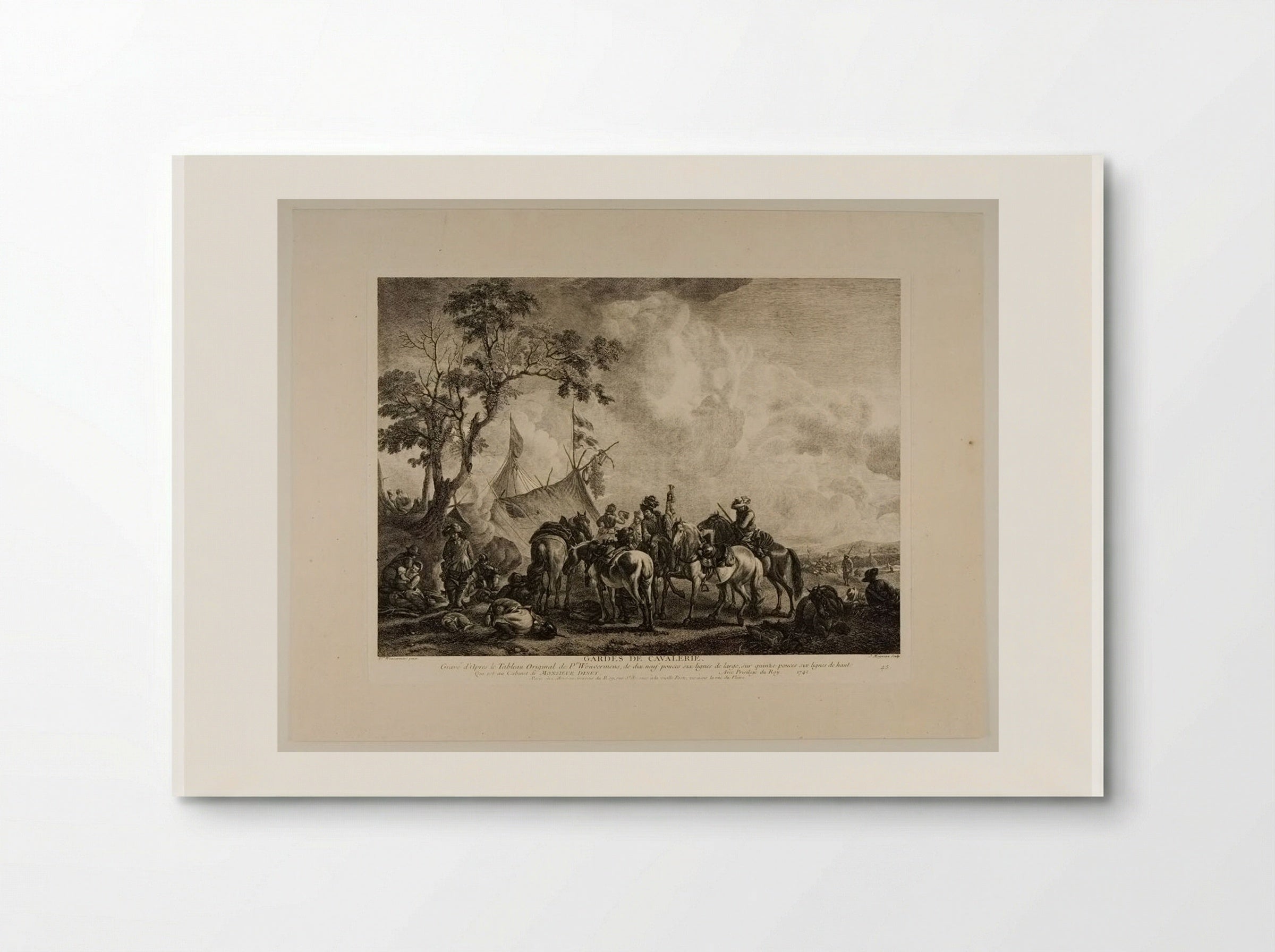 Gardes de Cavalerie - Jean Moyreau - Poster