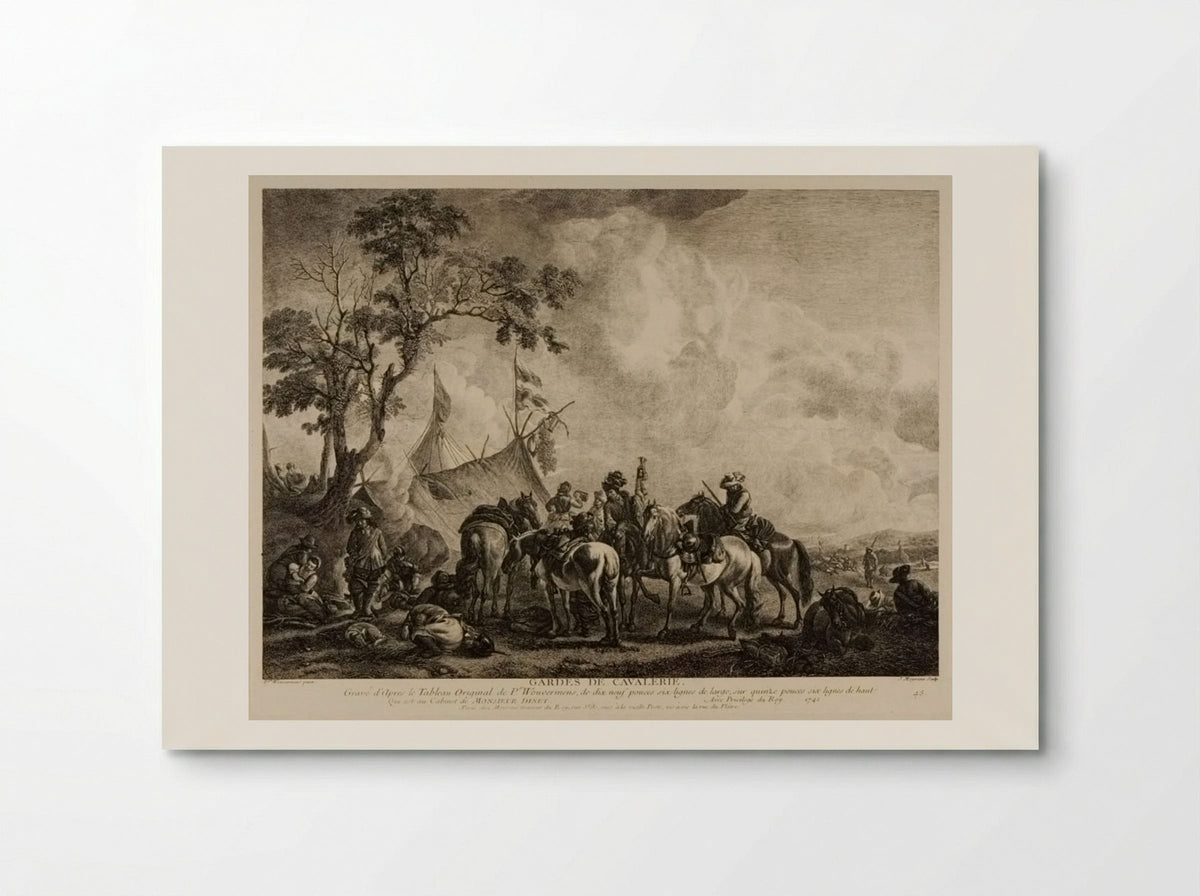 Gardes de Cavalerie - Jean Moyreau - Poster