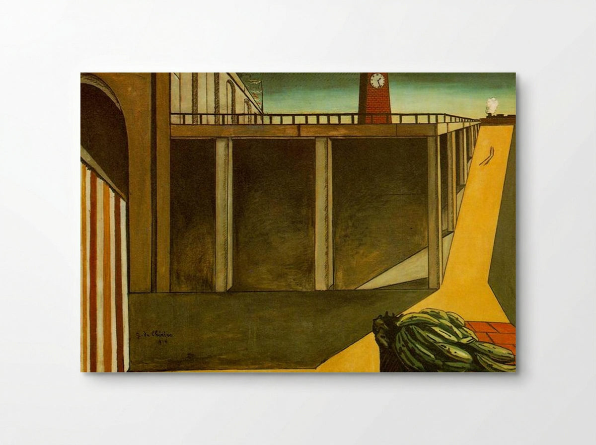 Gare Montparnasse (The Melancholy of Departure) - Giorgio de Chirico - Poster