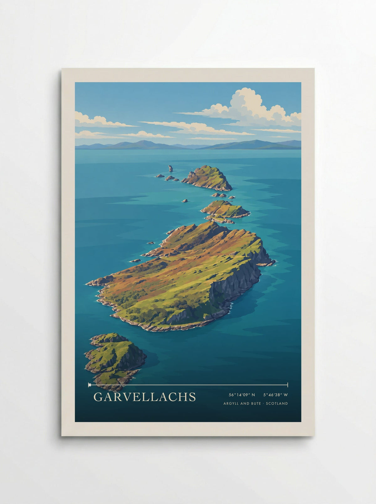 Garvellachs, Argyll and Bute | Travel Poster - Poster