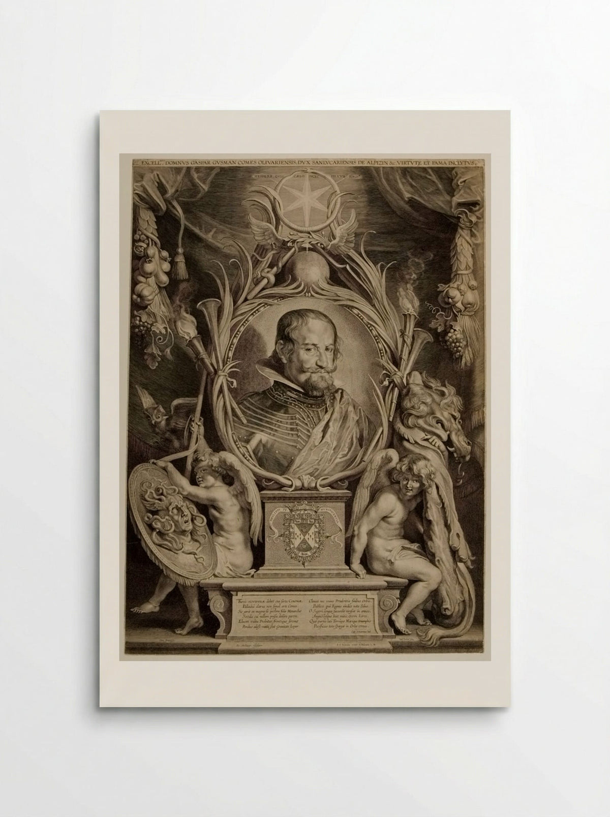 Gaspar de Guzmán, Count of Olivarez - Paulus Pontius - Poster