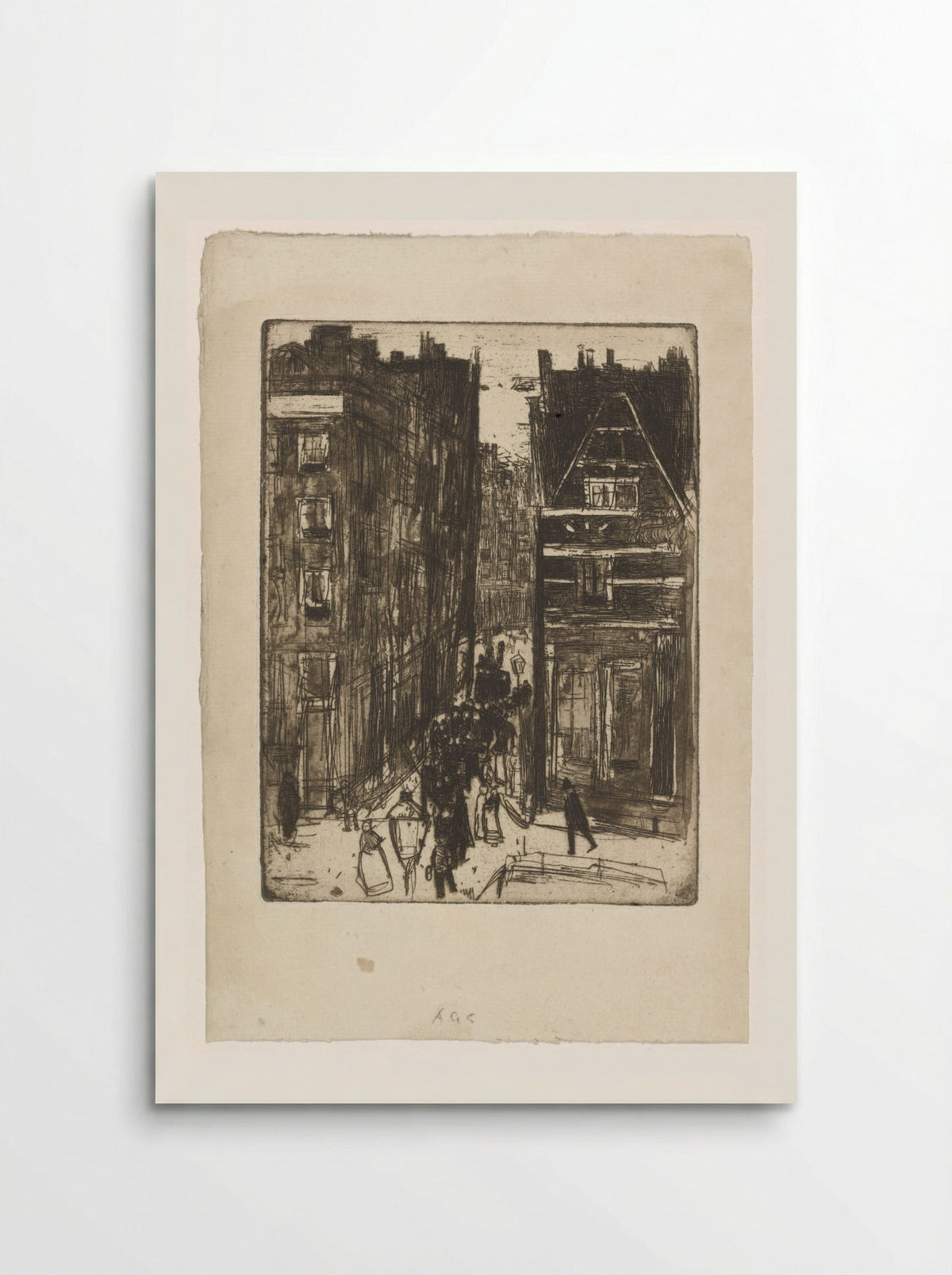 Gasthuismolensteeg in Amsterdam - Isaac Israels - Poster