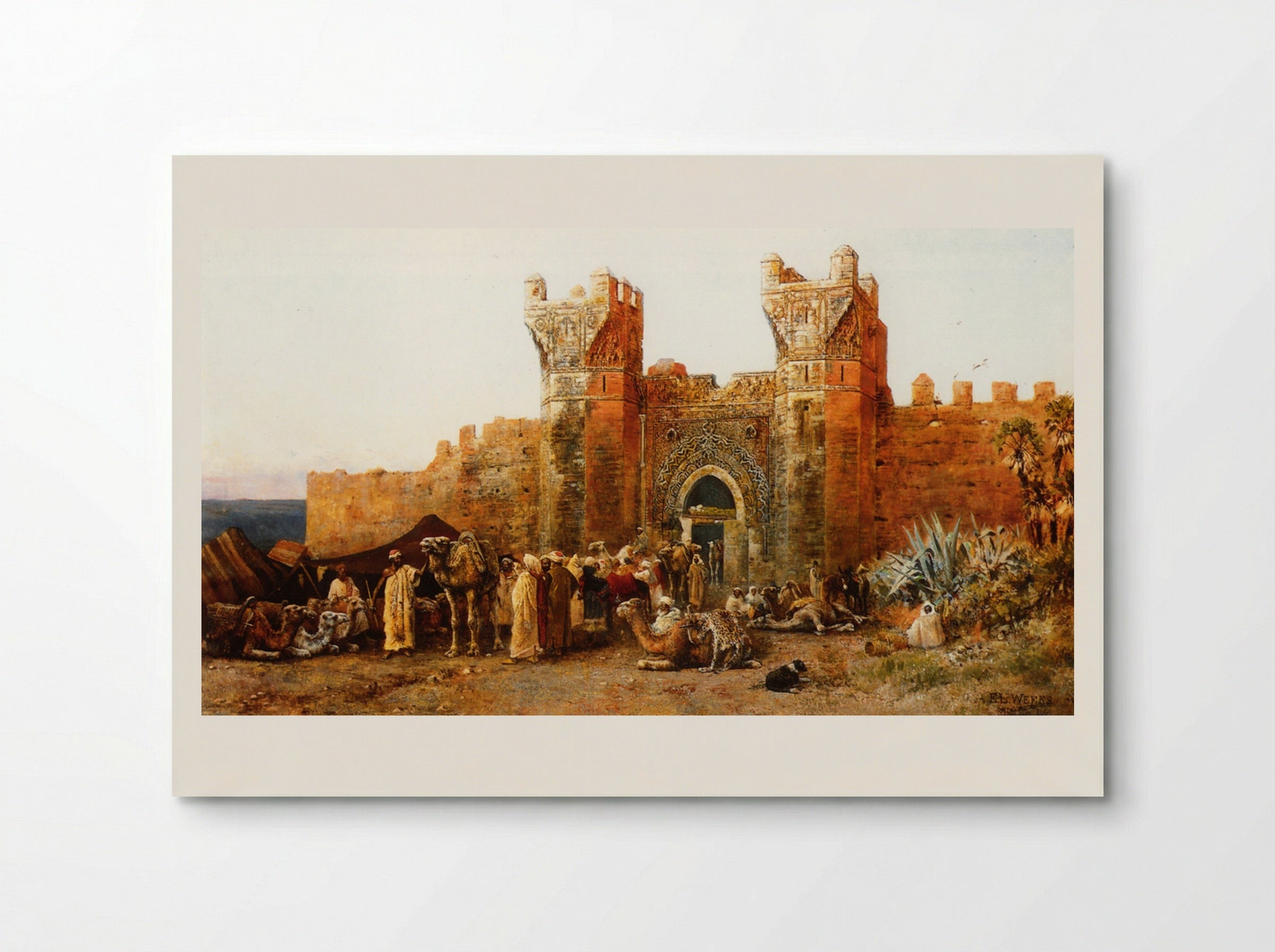Gate of Shehal, Morocco - Edwin Lord Weeks - Poster