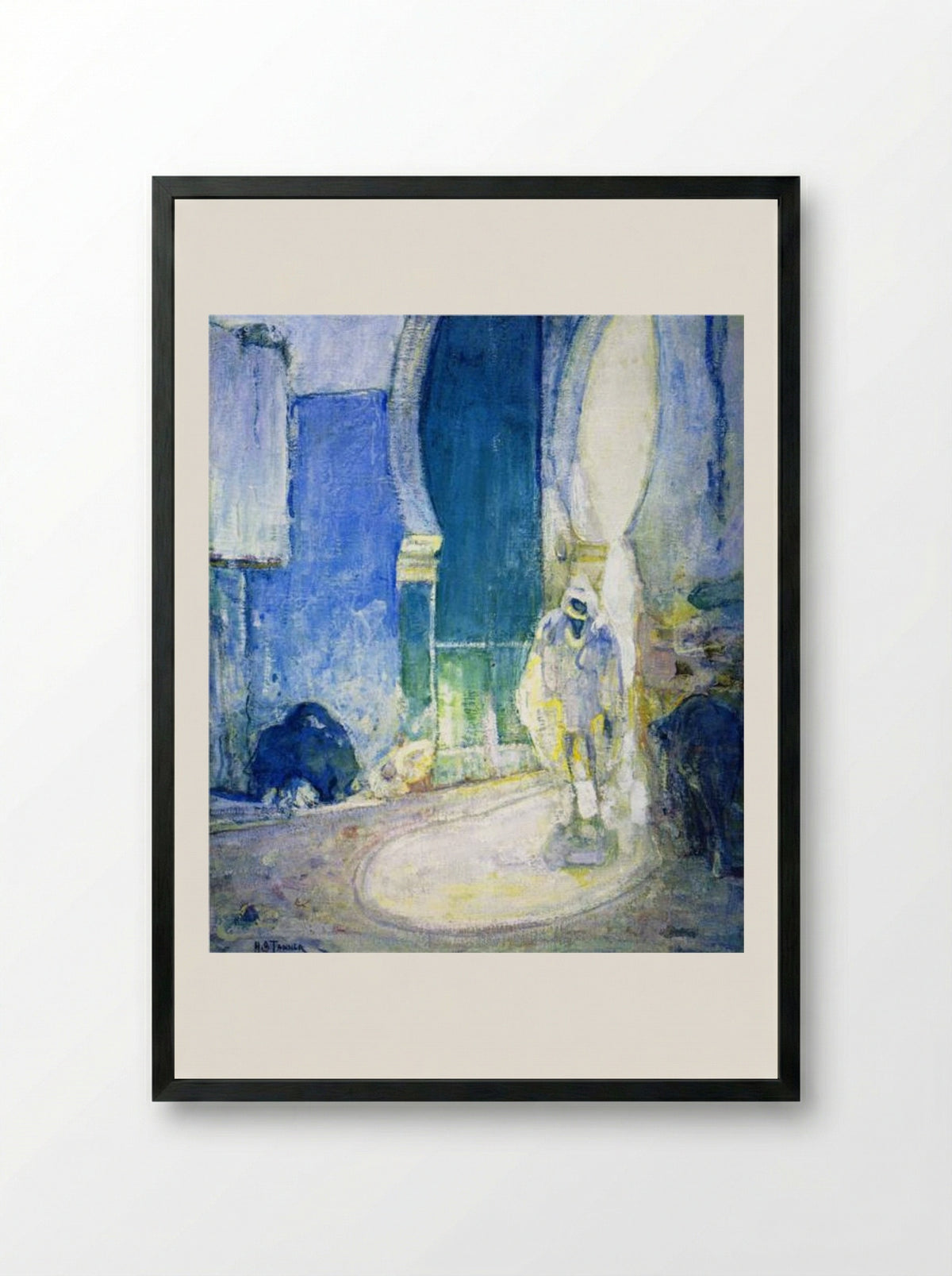 Gate to the Casbah - Henry Ossawa Tanner - Framed Print Black