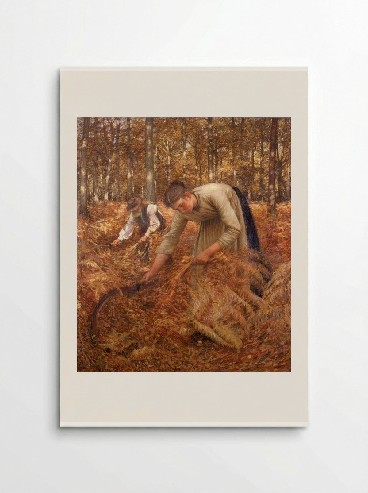 Gathering Bracken - Henry Herbert La Thangue - Poster