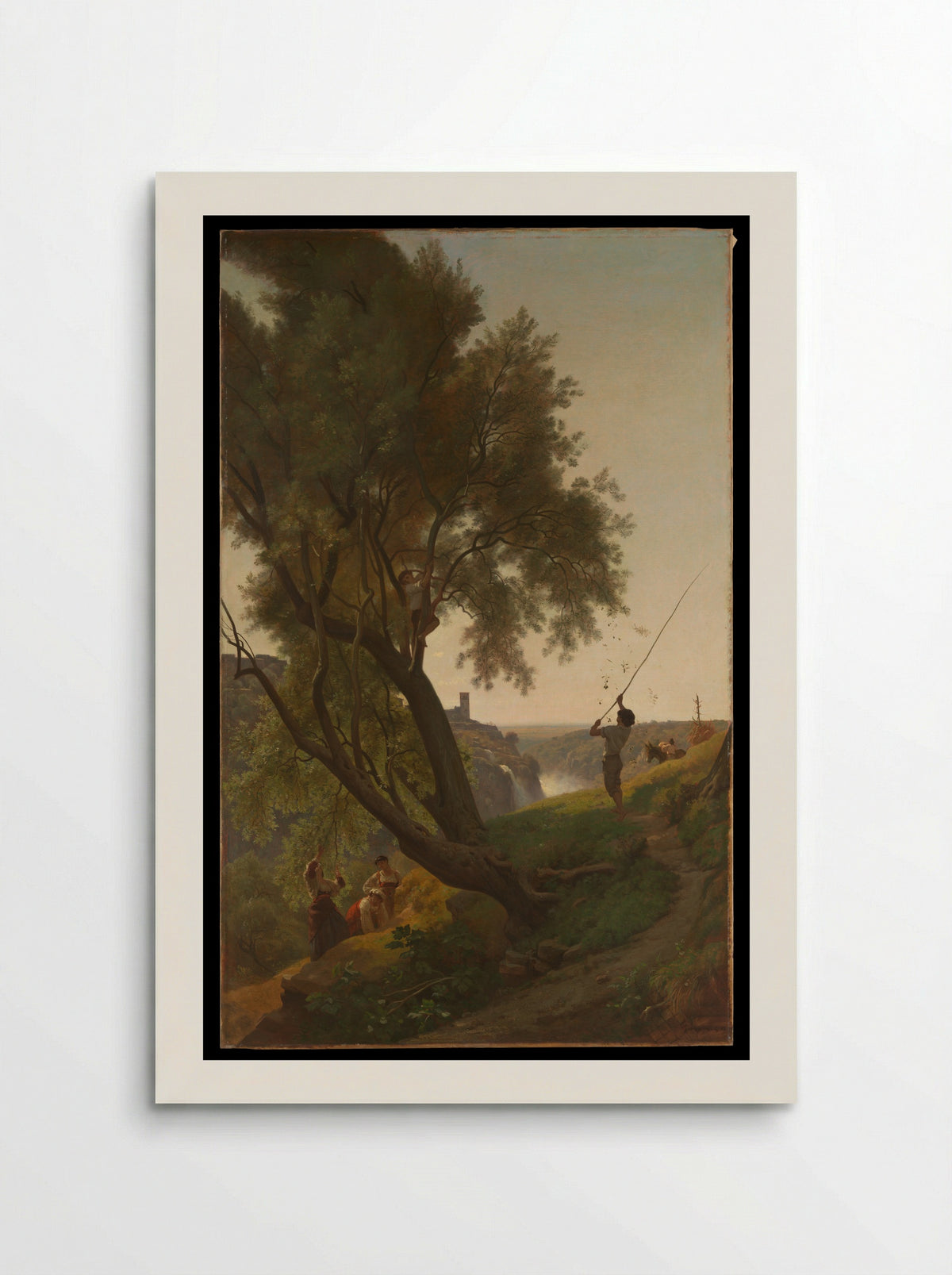 Gathering Olives at Tivoli - François-Louis Français - Poster