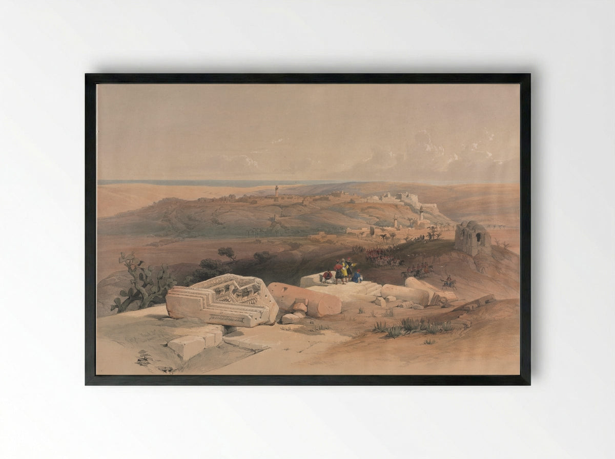 Gaza - David Roberts - Framed Print Black