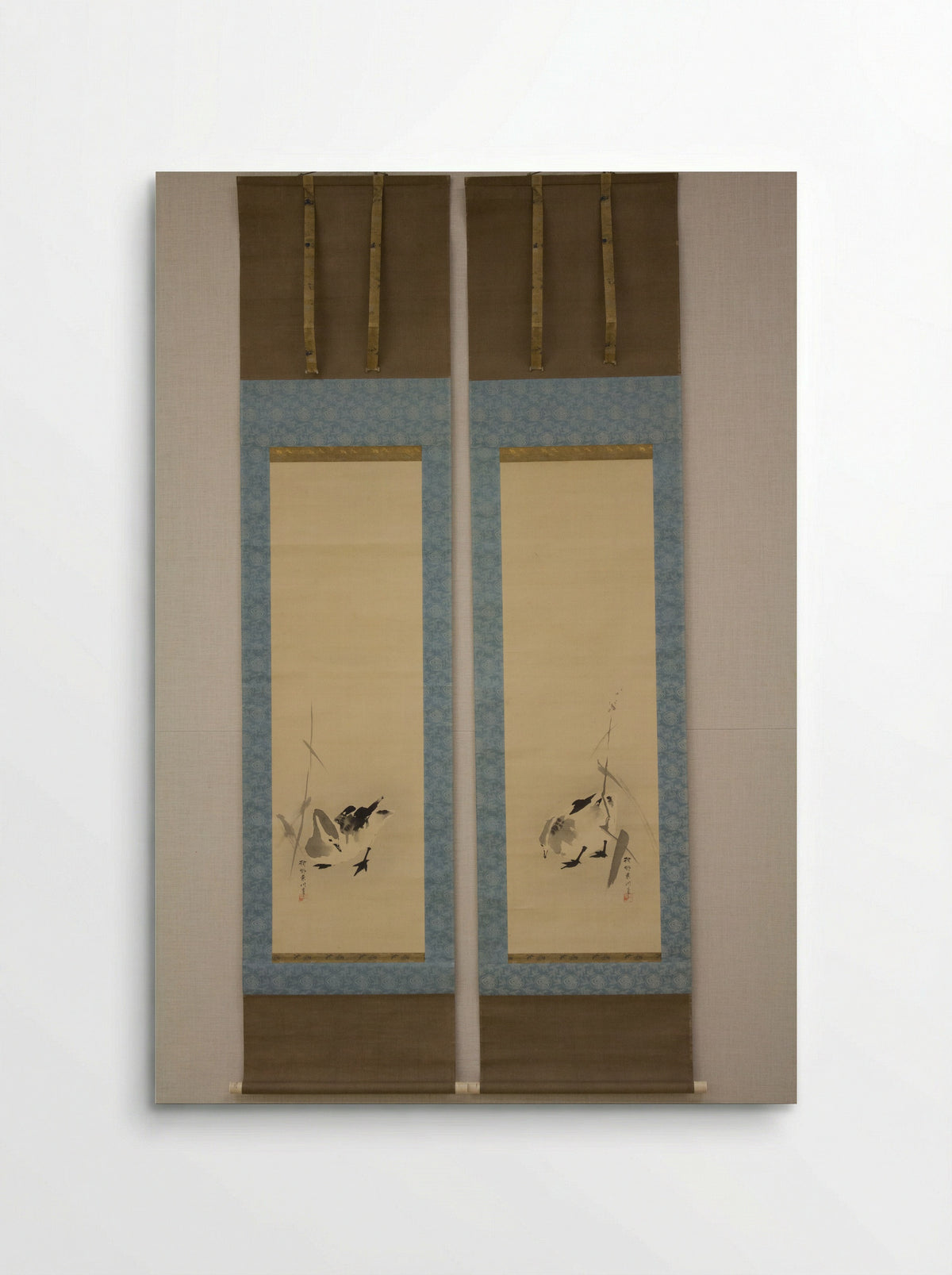 Geese and Reeds - Kano Sosen Narinobu - Poster