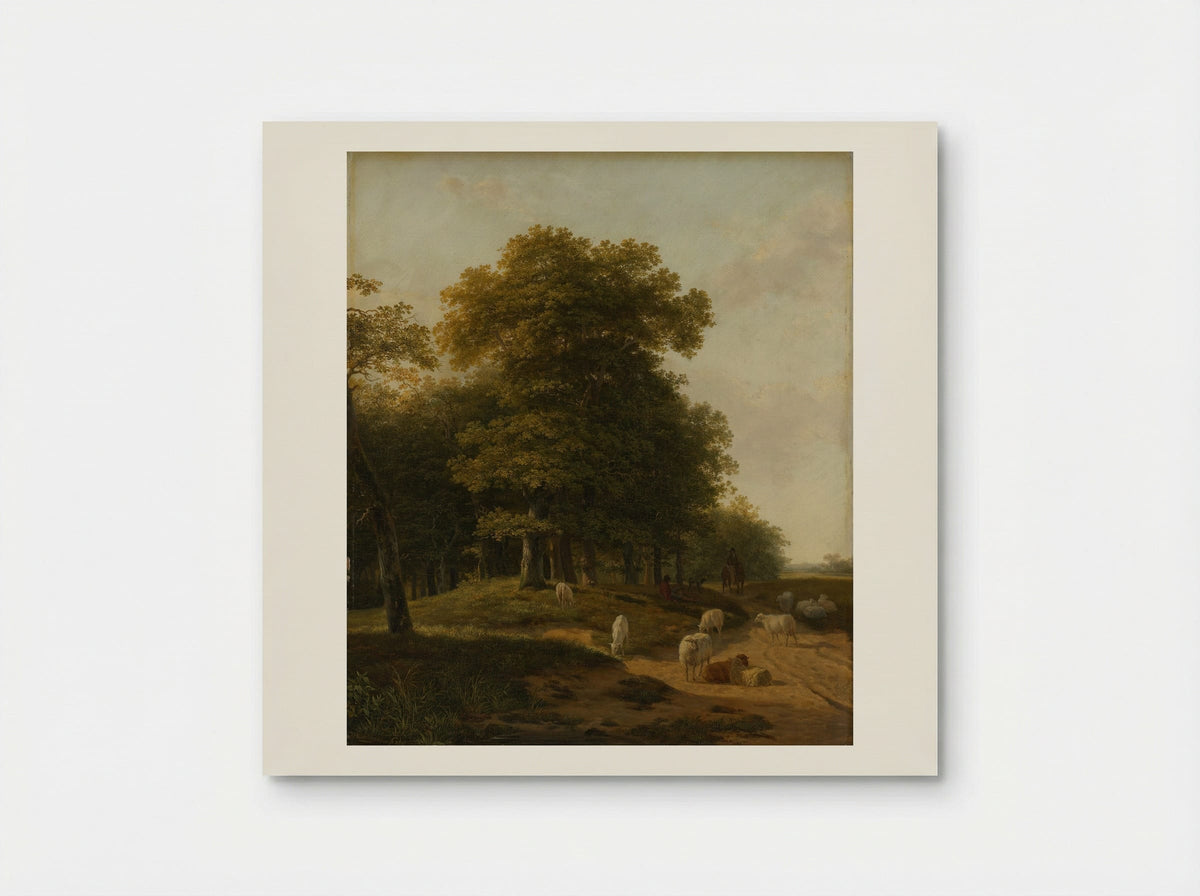 Gelders landschap - Hendrikus van de Sande Bakhuyzen - Poster