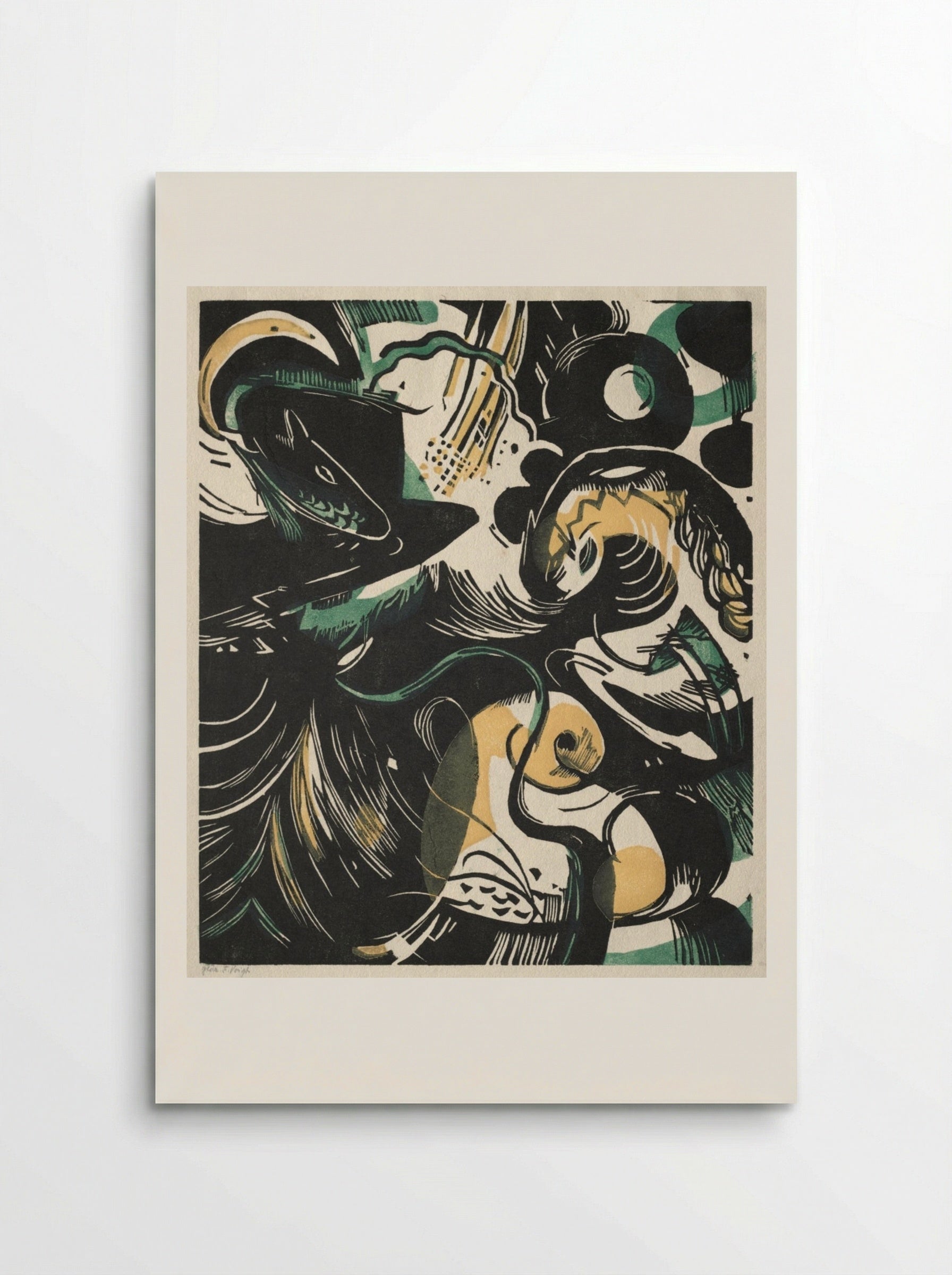 Genesis II - Franz Marc - Poster