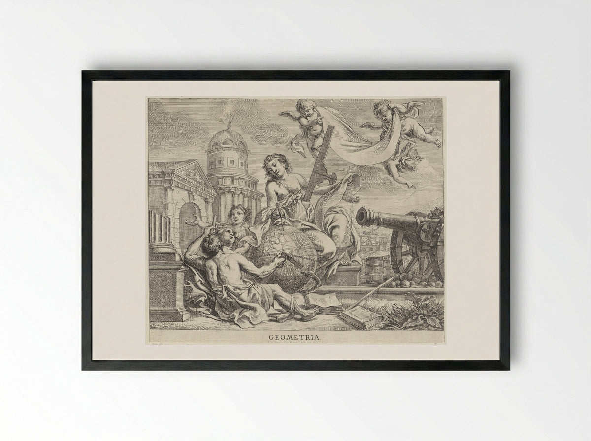 Geometria - Cornelis Schut (I) - Framed Print Black