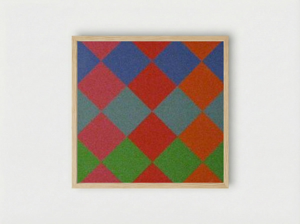 Geometric Composition - Max Bill - Framed Print Wood