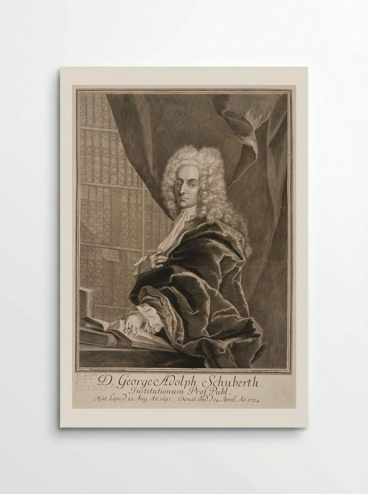 George Adolph Schuberth - Johann Martin Bernigeroth - Poster