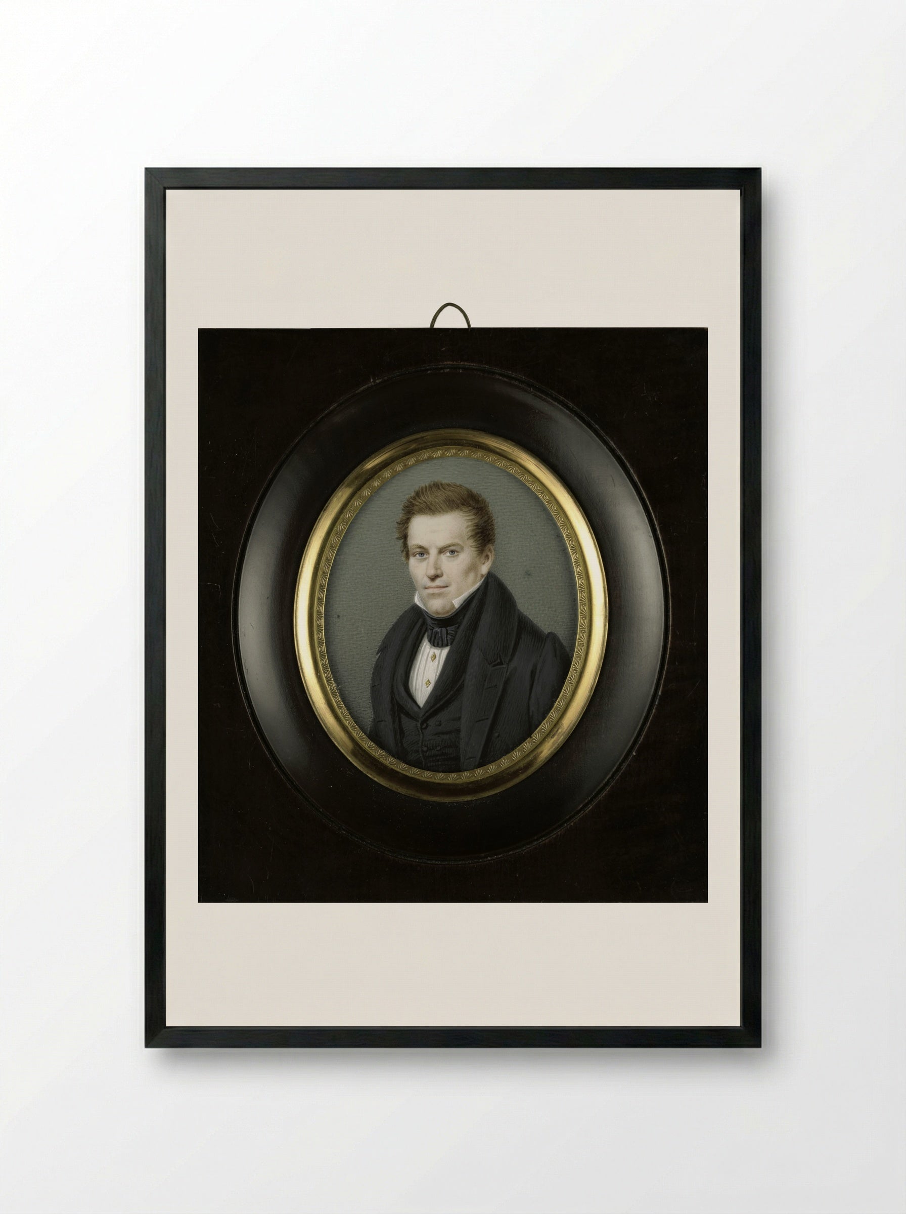 George Frederik Diederichs - Willem Grebner - Framed Print Black