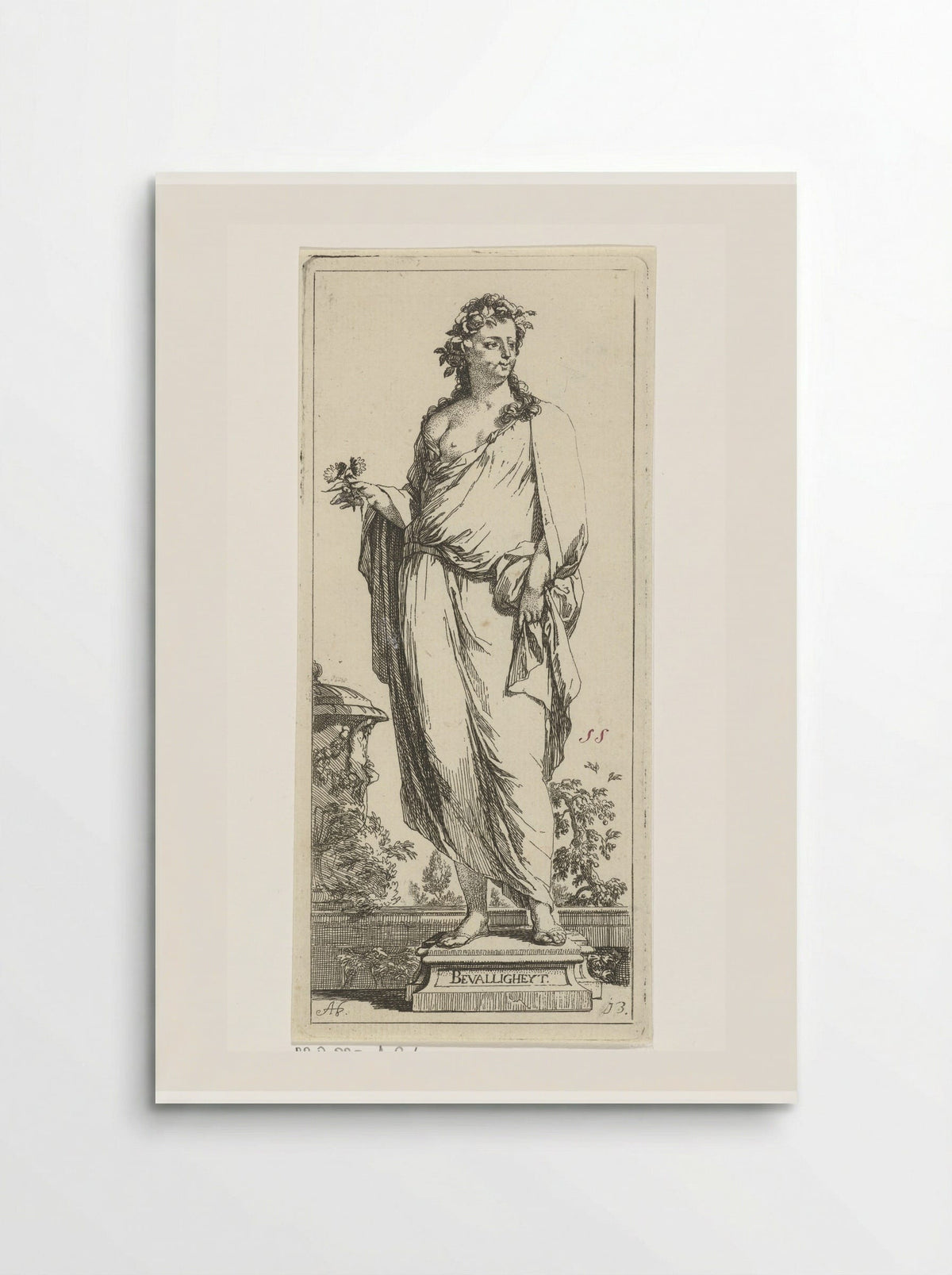 Gepersonifieerde Bevalligheid - Leonard Schenk - Poster