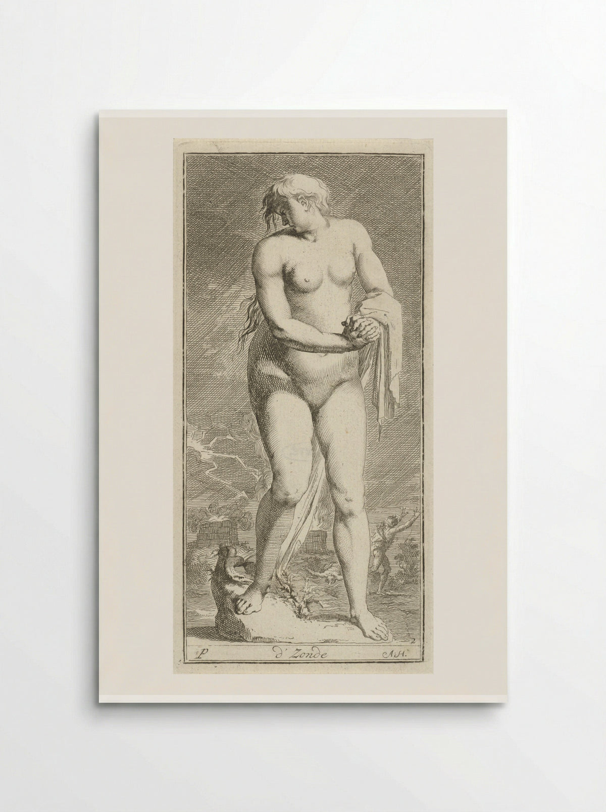 Gepersonifieerde Zonde - Leonard Schenk - Poster