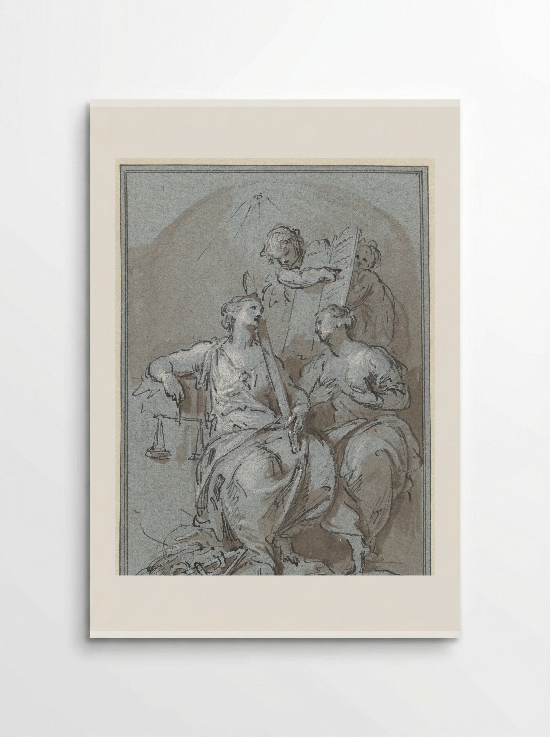 Gerechtigheid en Goedertierendheid - Jacob de Wit - Poster