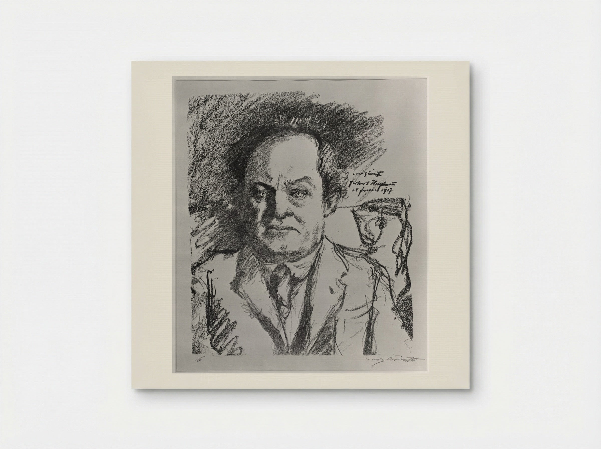 Gerhart Hauptmann - Lovis Corinth - Poster