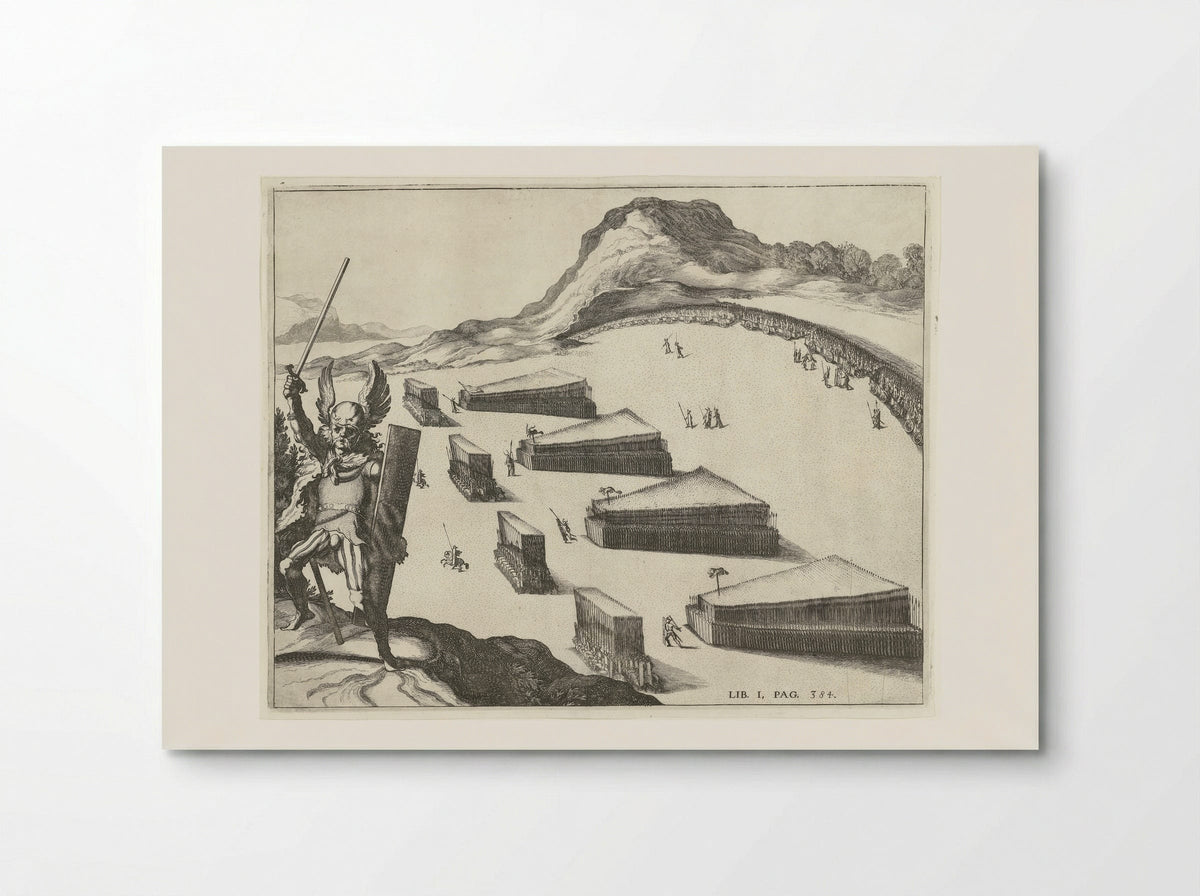 Germaanse legertroepen - Simon Frisius - Poster