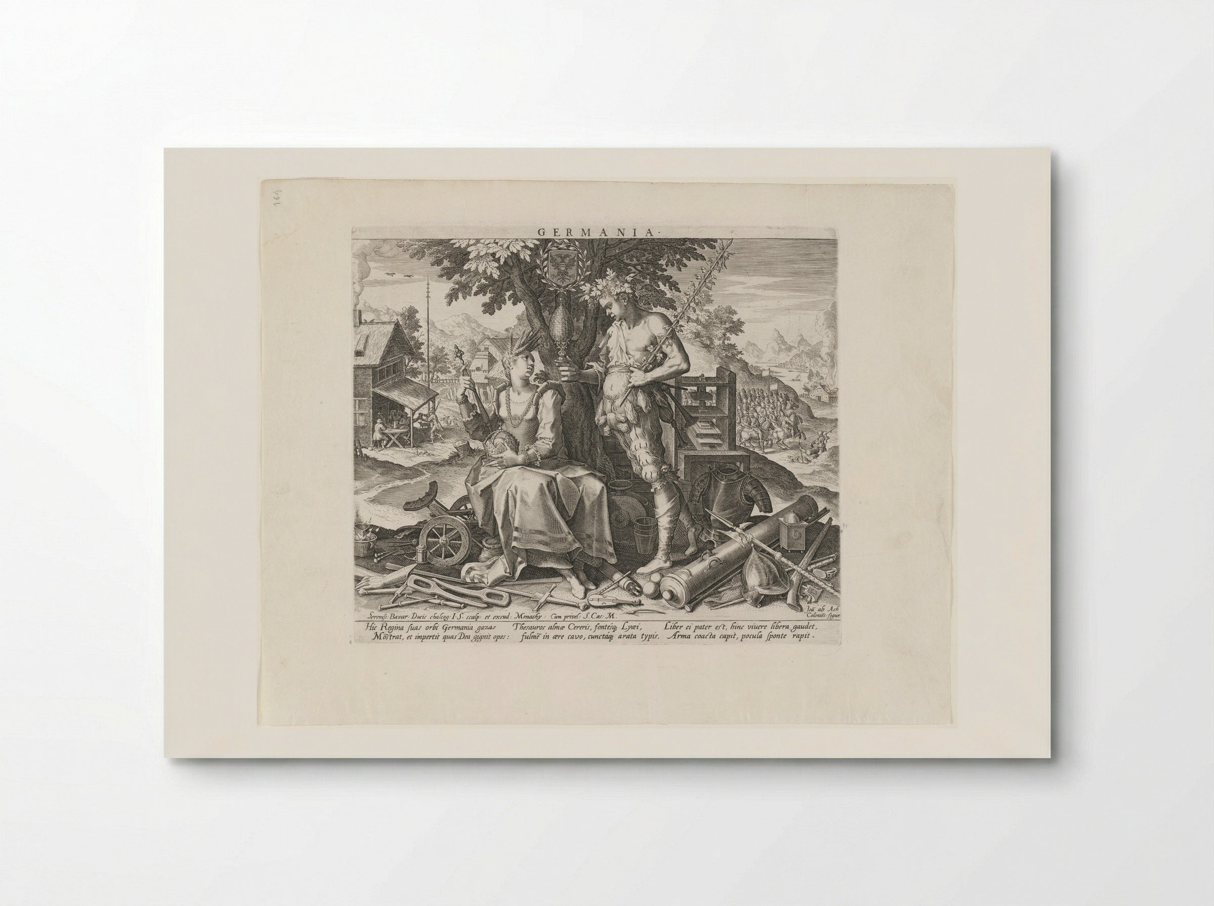 Germania - Johann Sadeler I - Poster
