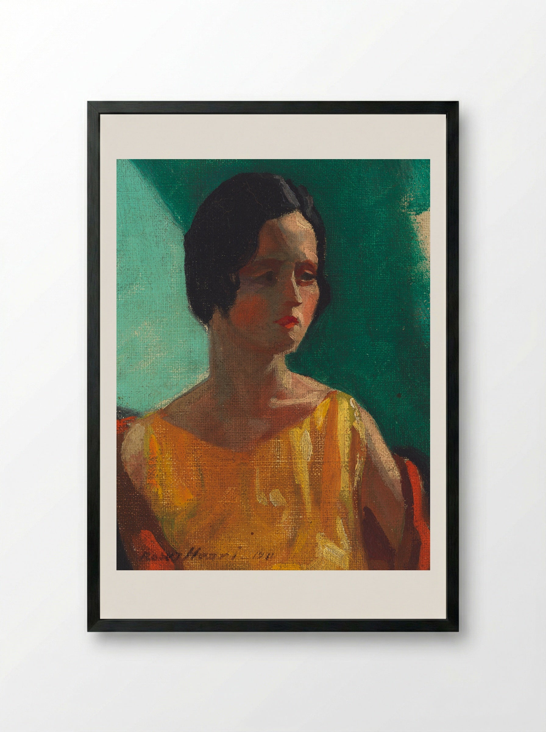 Gertrude Vanderbilt Whitney - Robert Henri - Framed Print Black