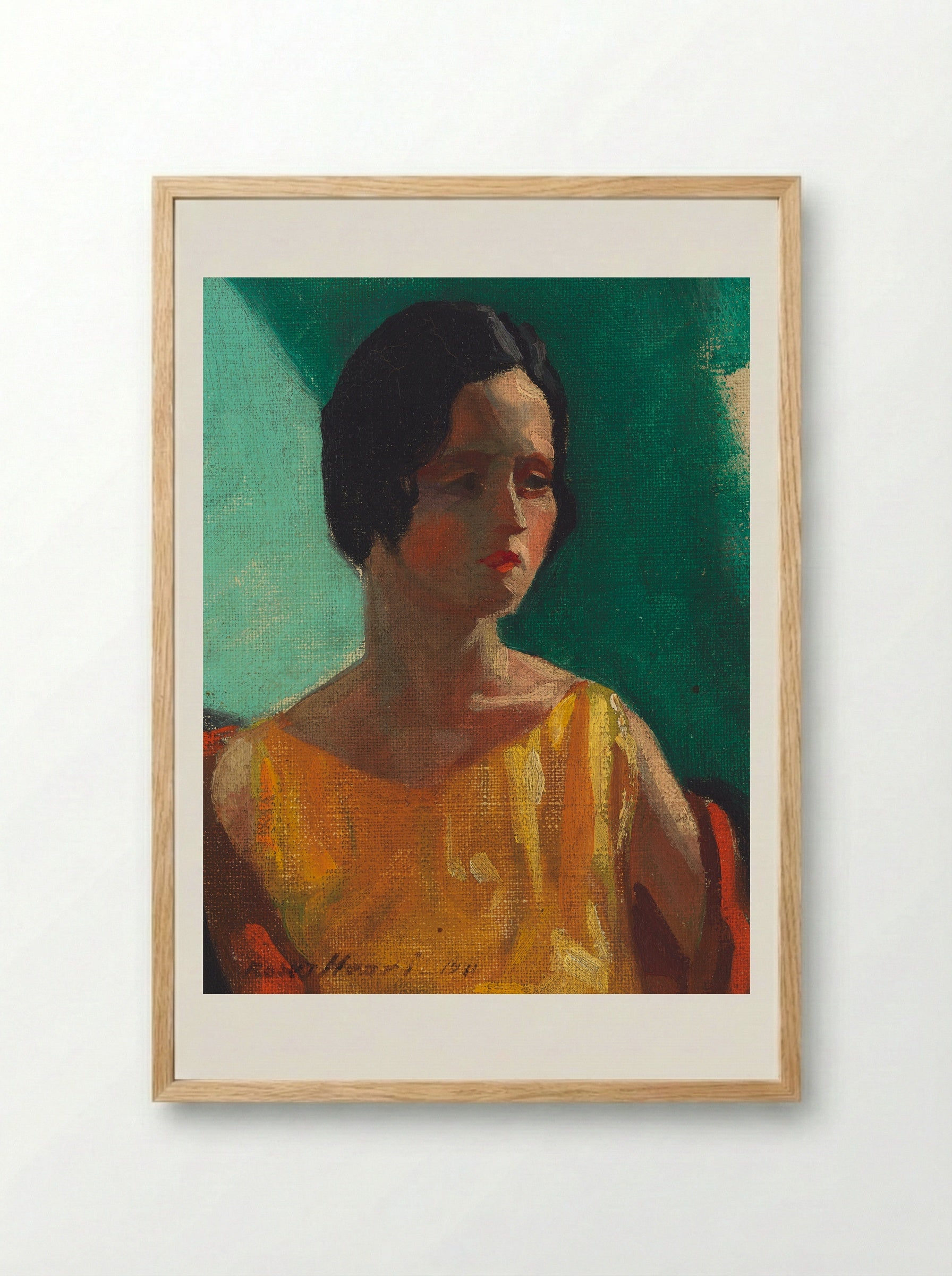 Gertrude Vanderbilt Whitney - Robert Henri - Framed Print Wood