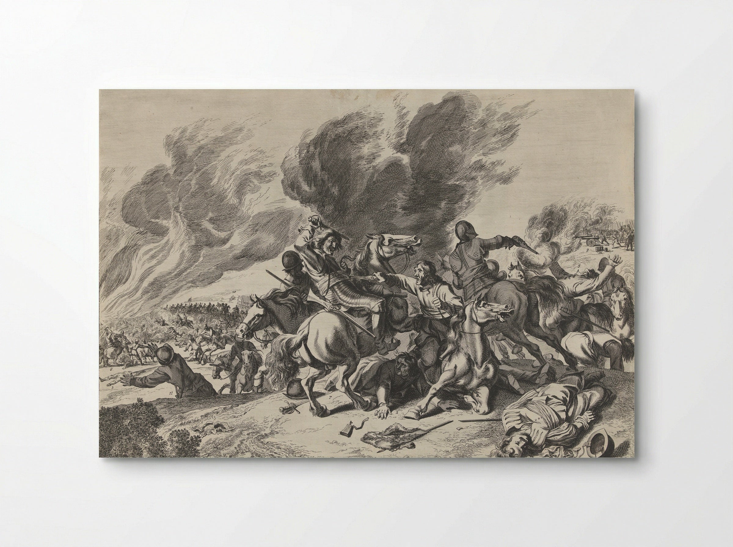Gevecht bij Lens - Pieter Nolpe - Poster