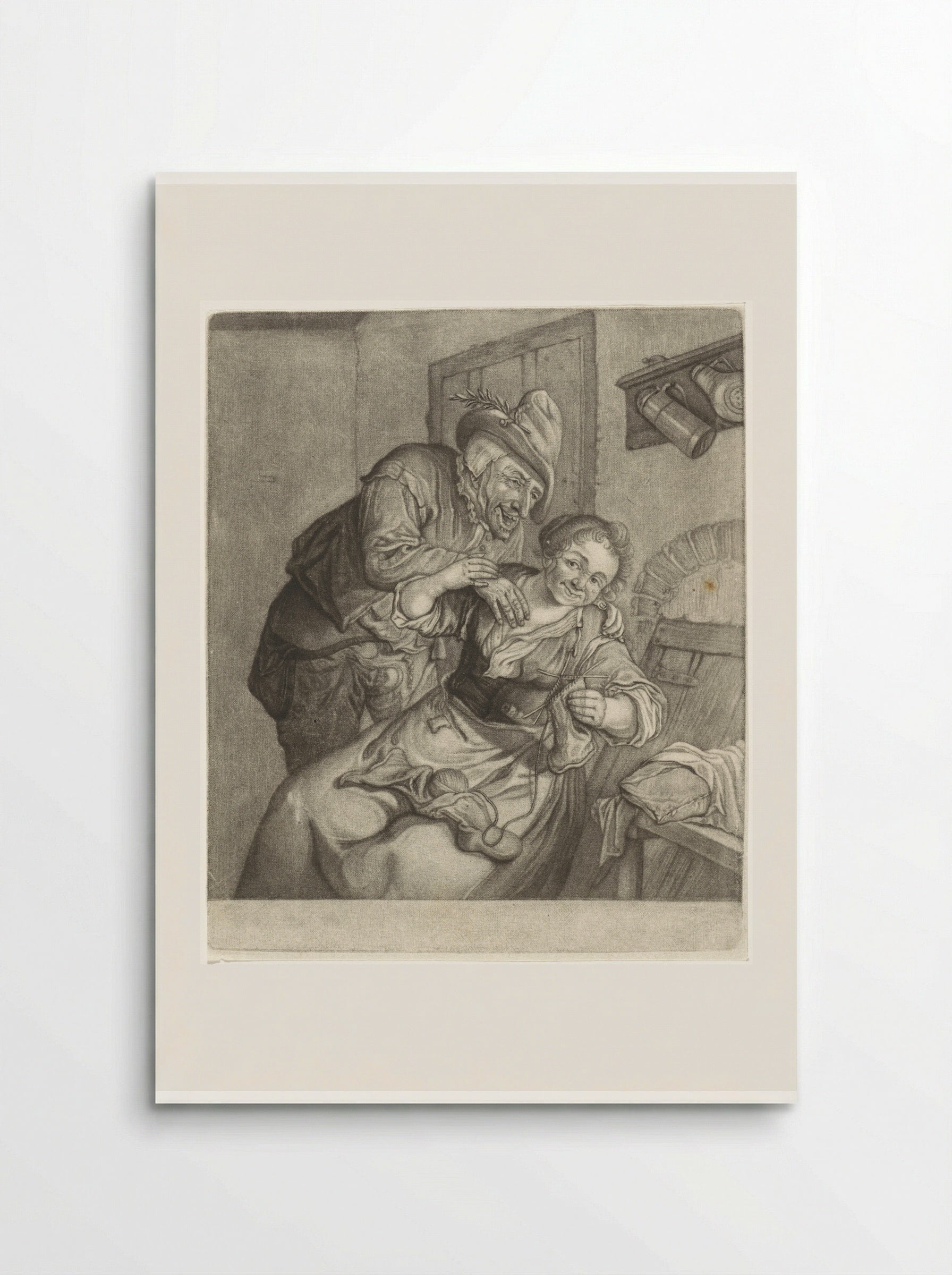 Gevoel (Sense of Touch) - Cornelis Dusart - Poster