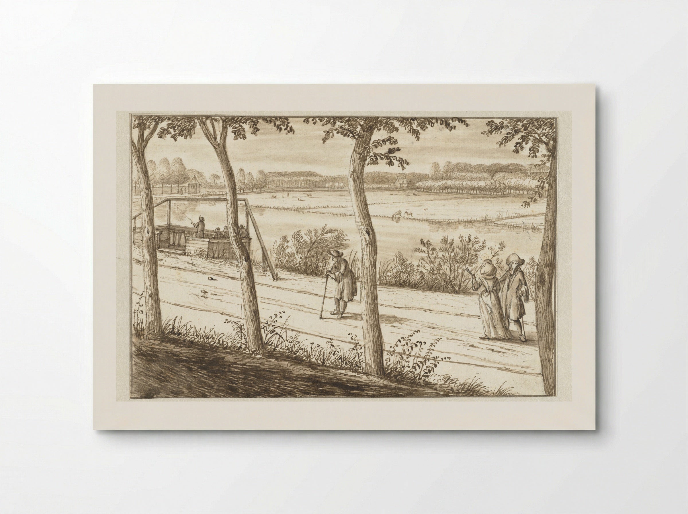 Gezicht aan de Vecht - Abraham Rutgers - Poster