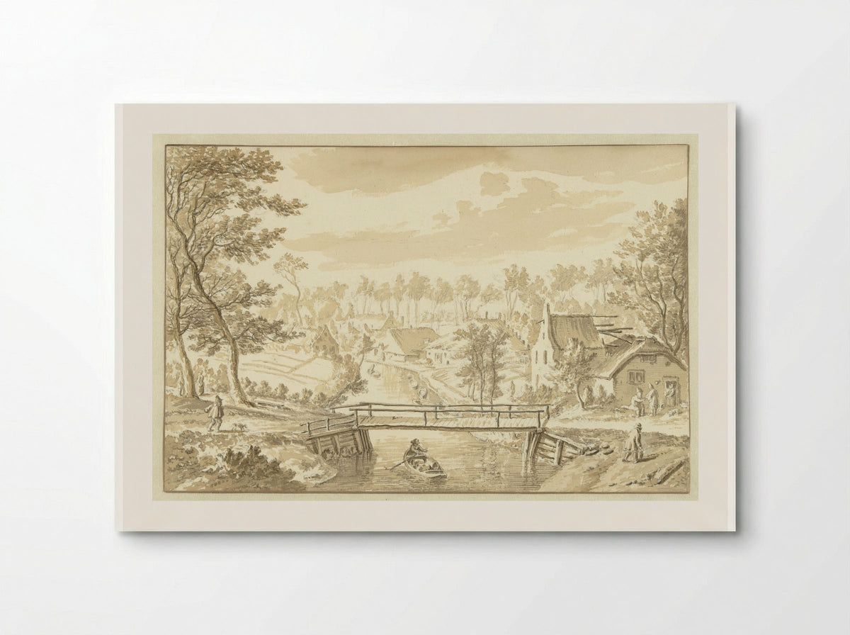 Gezicht in Abstede - Abraham Rademaker - Poster