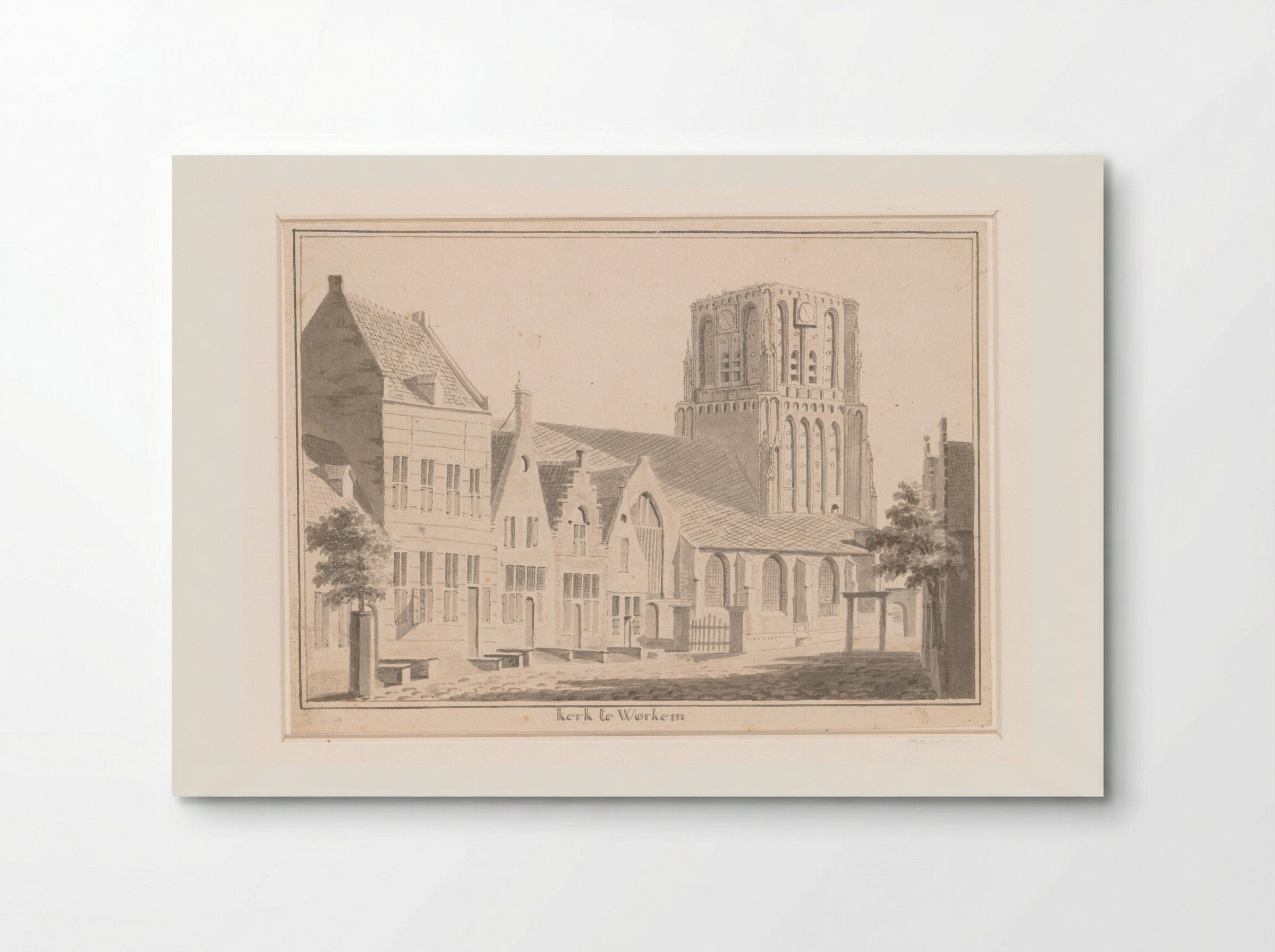 Gezicht in Woudrichem - Cornelis Pronk - Poster