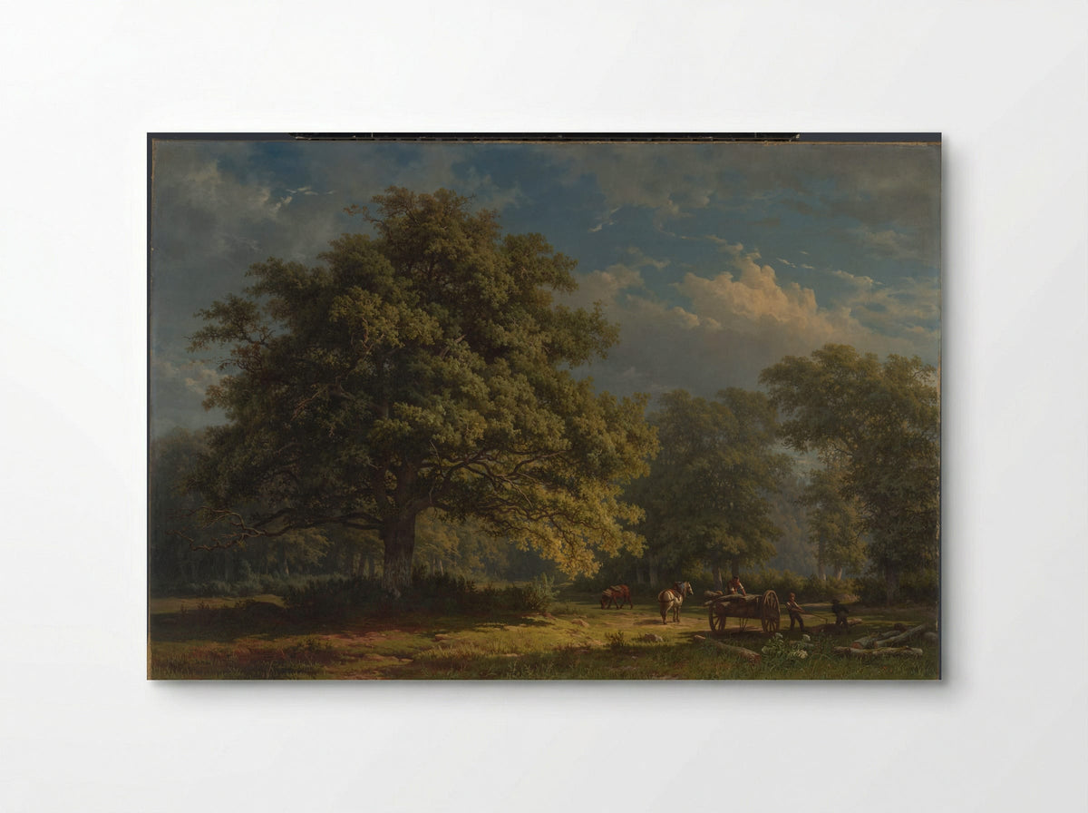 Gezicht in het Bentheimse bos - George Andries Roth - Poster
