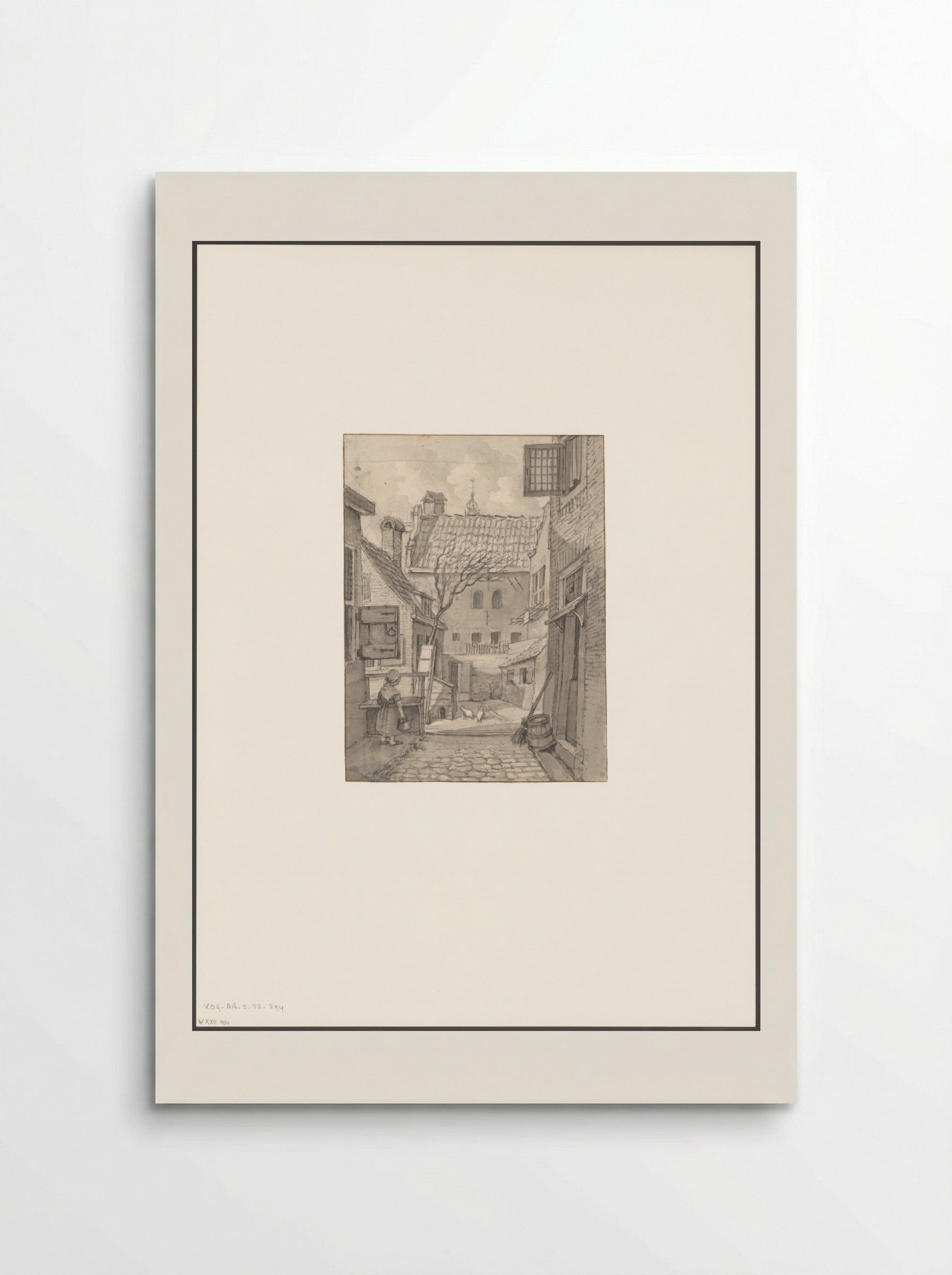 Gezicht op Amstel 22-24 - Gerrit Lamberts - Poster