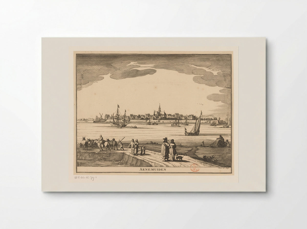Gezicht op Arnemuiden - Pieter Hendricksz. Schut - Poster