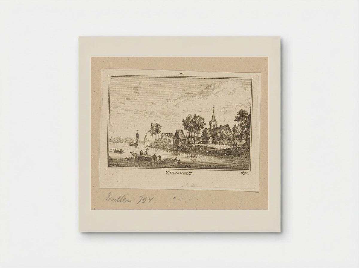 Gezicht op Jaarsveld - Abraham Rademaker - Poster