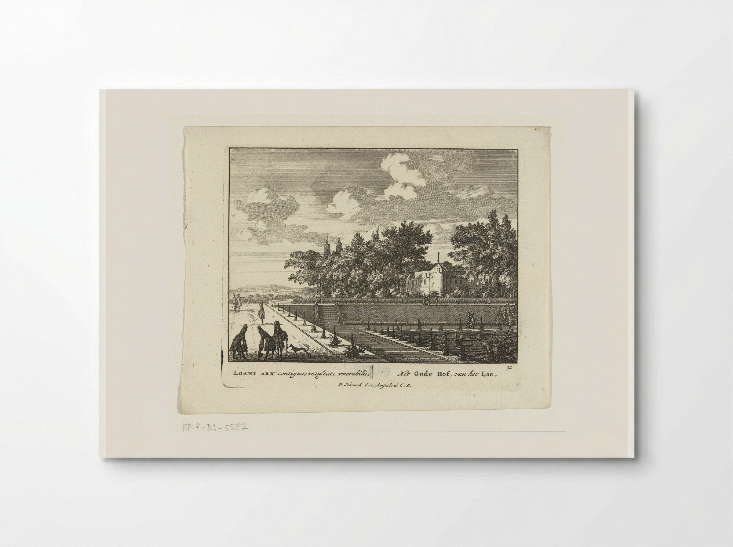 Gezicht op Kasteel Het Oude Loo - Jan van Call (I) - Poster