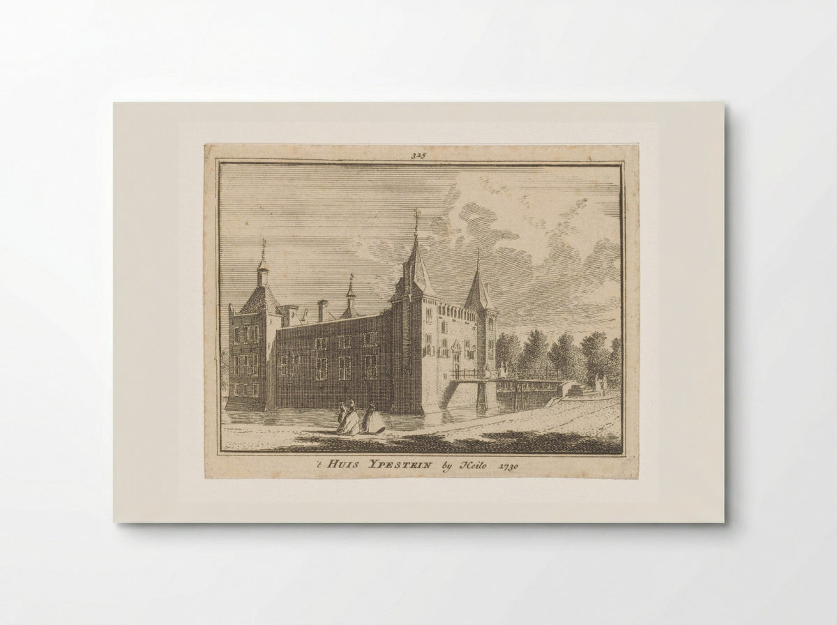 Gezicht op Kasteel Ypestein - Hendrik Spilman - Poster
