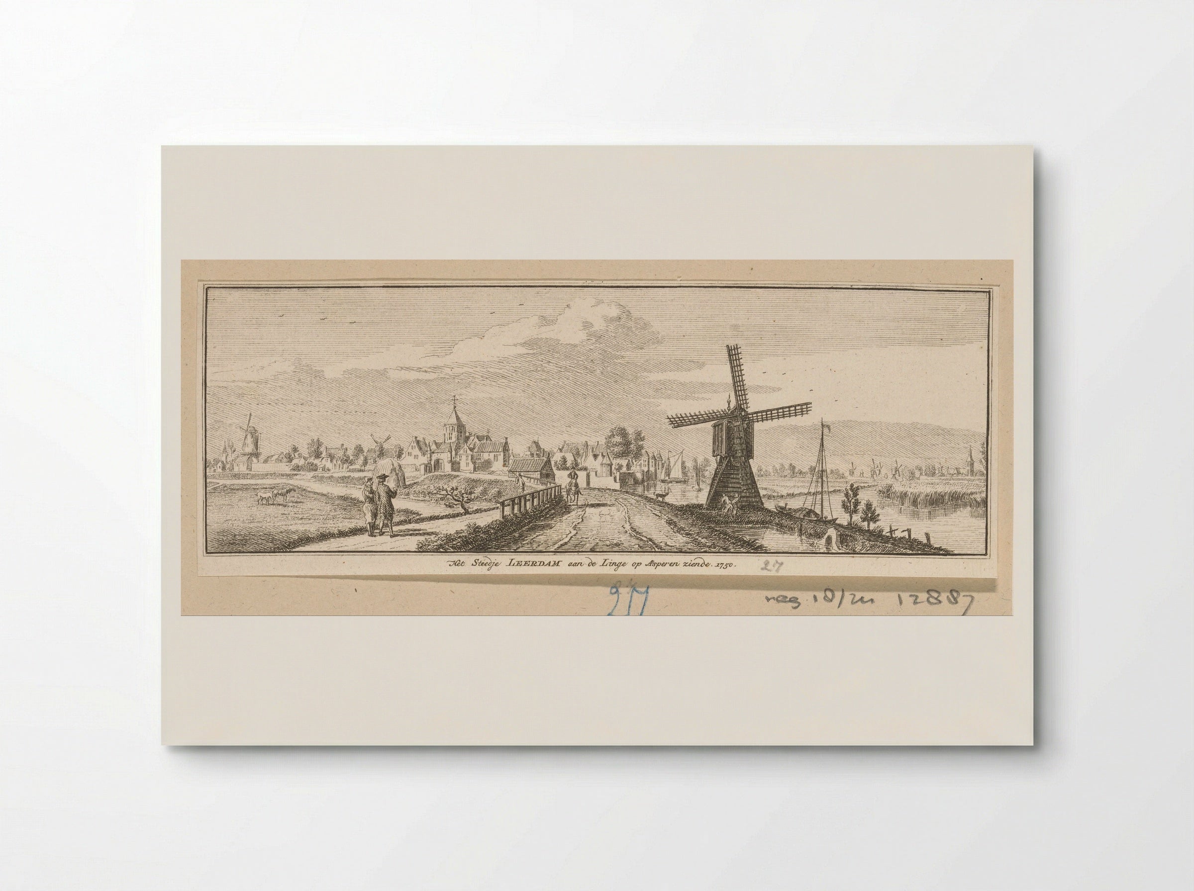 Gezicht op Leerdam - Hendrik Spilman - Poster