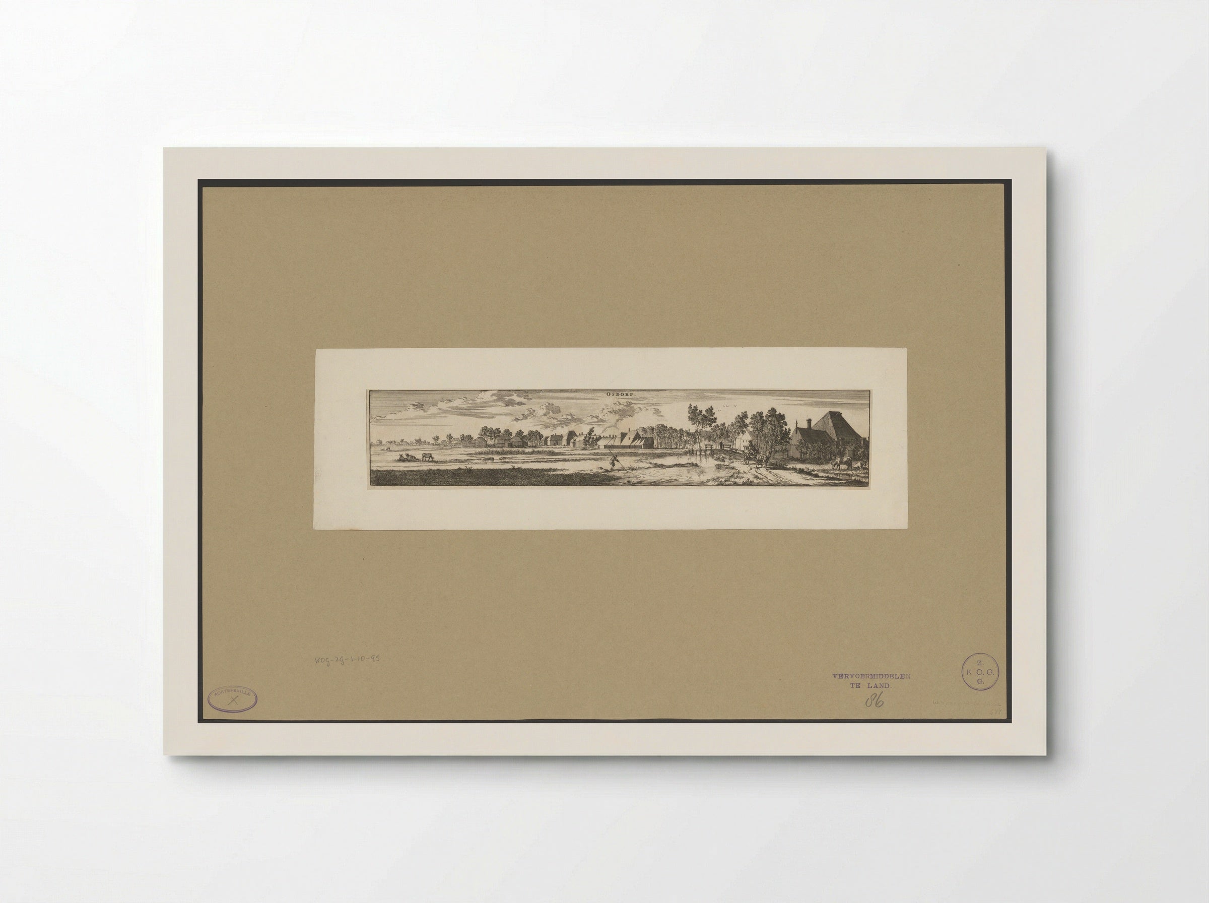 Gezicht op Osdorp - Jan Luyken - Poster