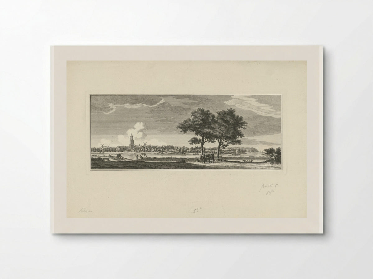Gezicht op Rhenen - Jan Caspar Philips - Poster