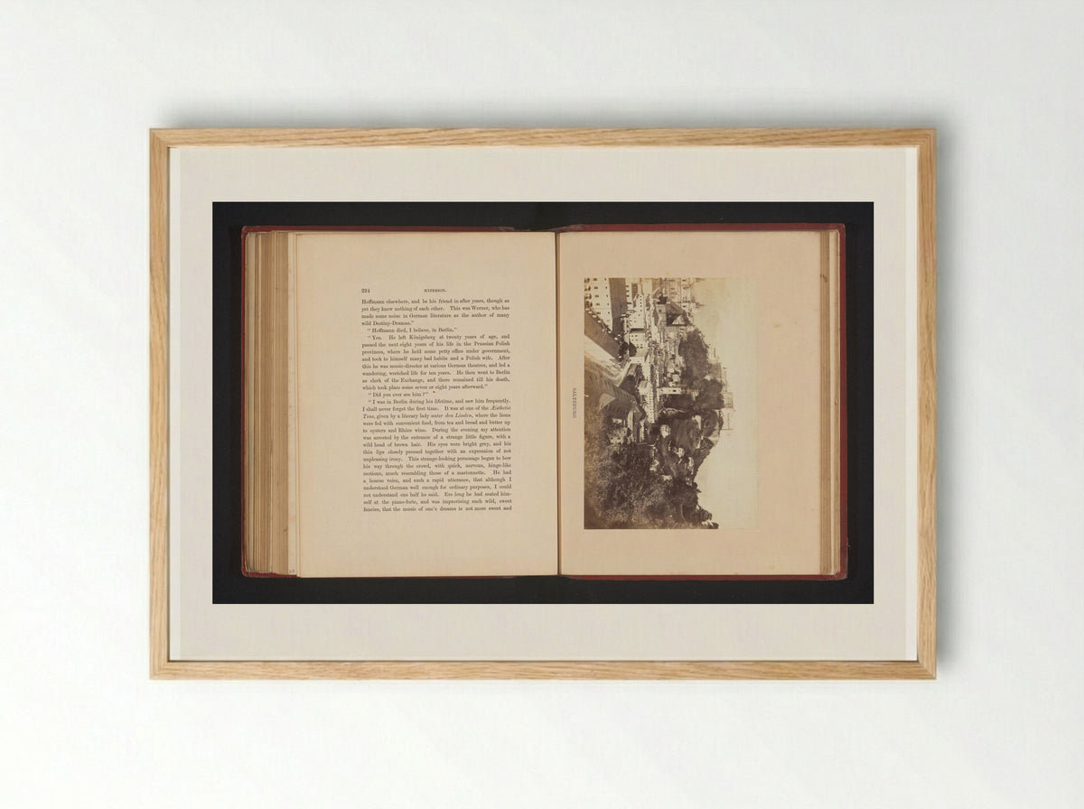Gezicht op Salzburg - Francis Frith - Framed Print Wood