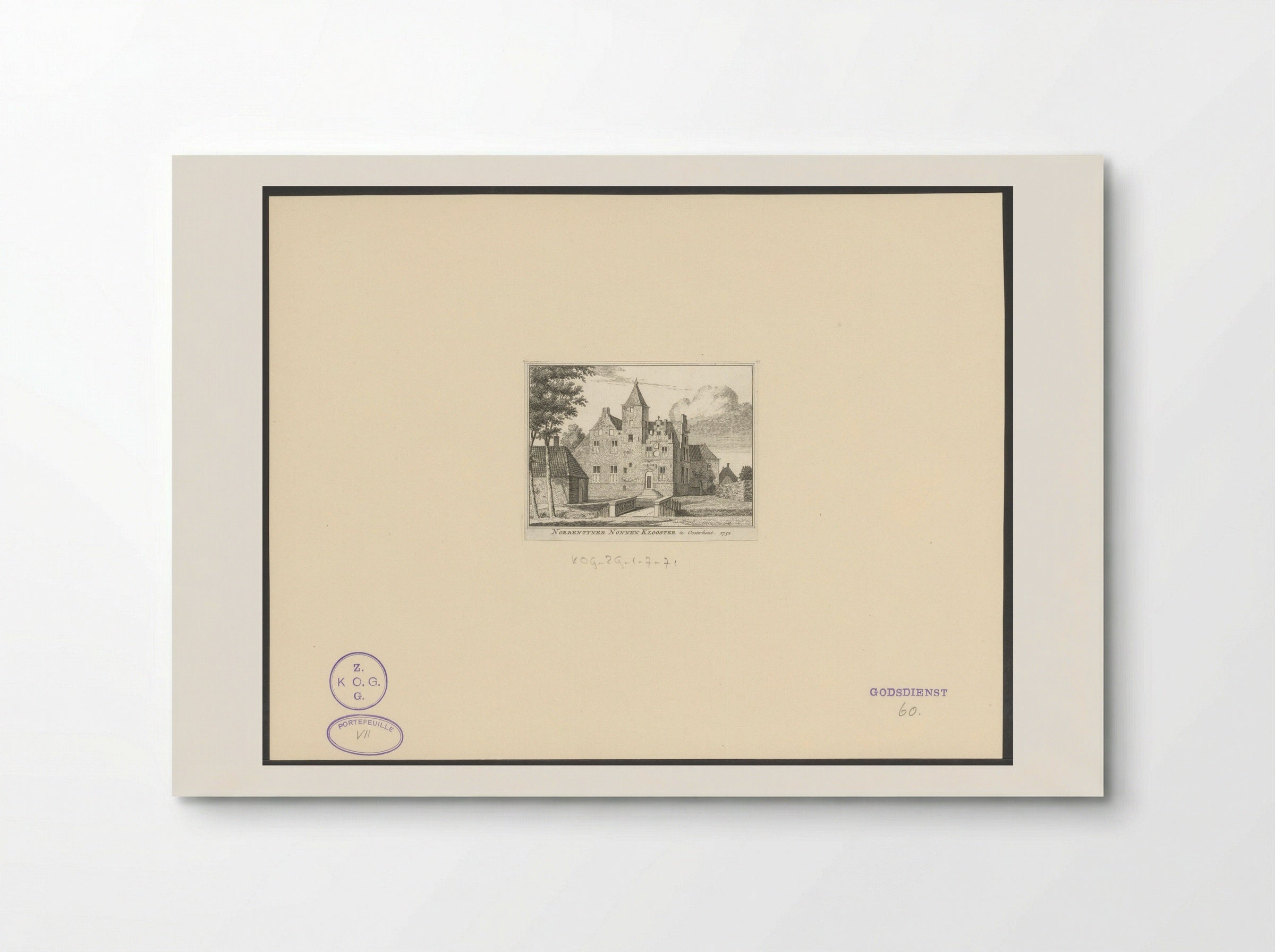 Gezicht op Sint-Catharinadal - Hendrik Spilman - Poster